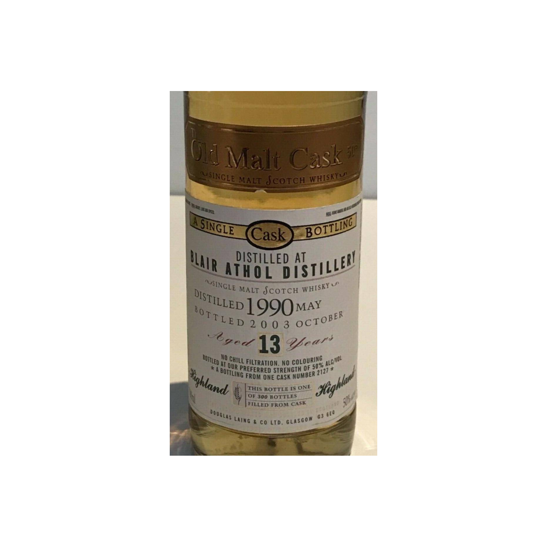 Blair Athol Old Malt Cask 1990 13 Years Single Malt Whisky 3