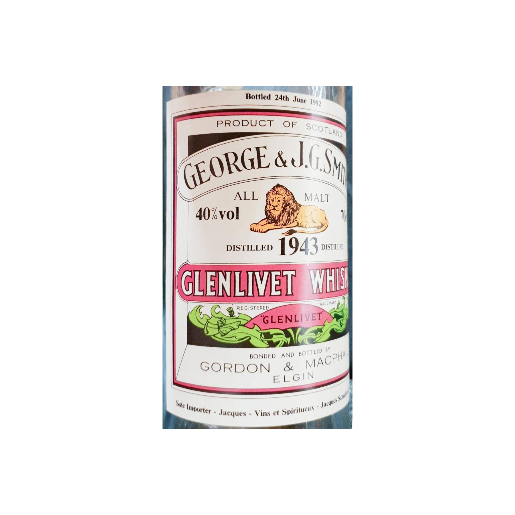 The Glenlivet 1943 49 Years Single Malt Whisky