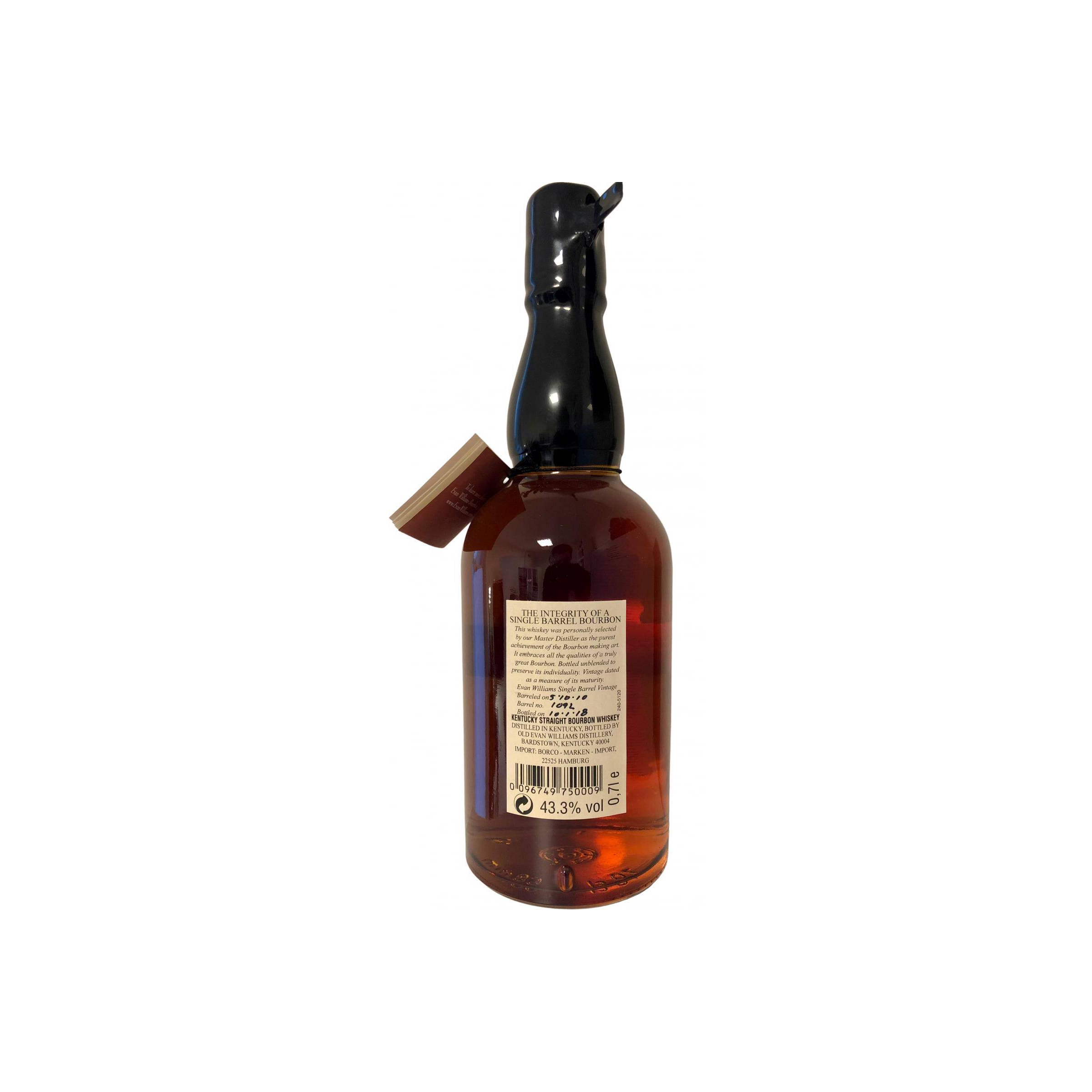 Evan Williams 2010 7 Years Bourbon Whisky 2