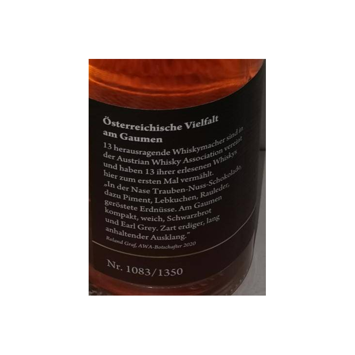 Austrian Whisky Association Edition N°. 01 2