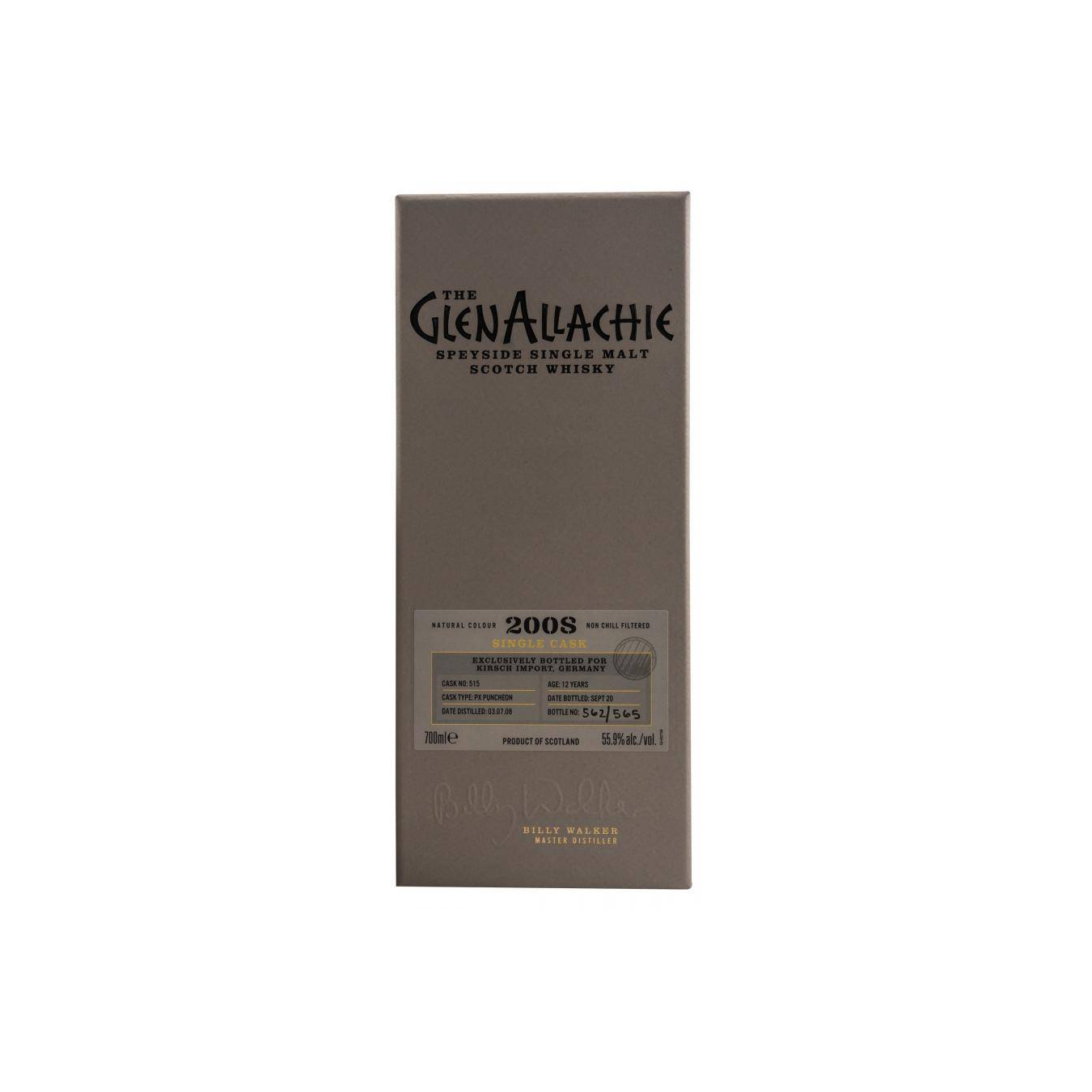 The GlenAllachie Single Cask 2008 12 Years Single Malt Whisky 3
