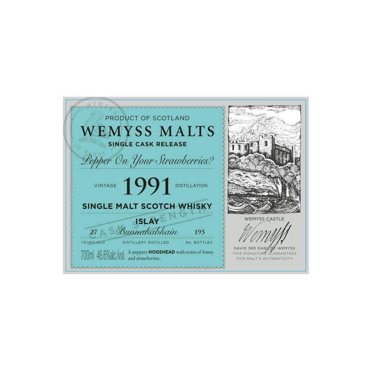 Bunnahabhain 1991 27 Years Single Malt Whisky