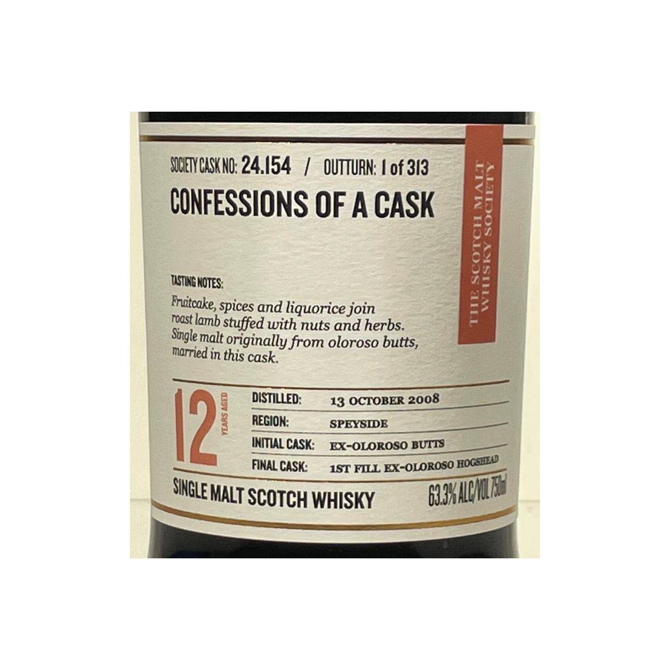The Scotch Malt Whisky Society 2008 12 Years Single Malt Whisky 2