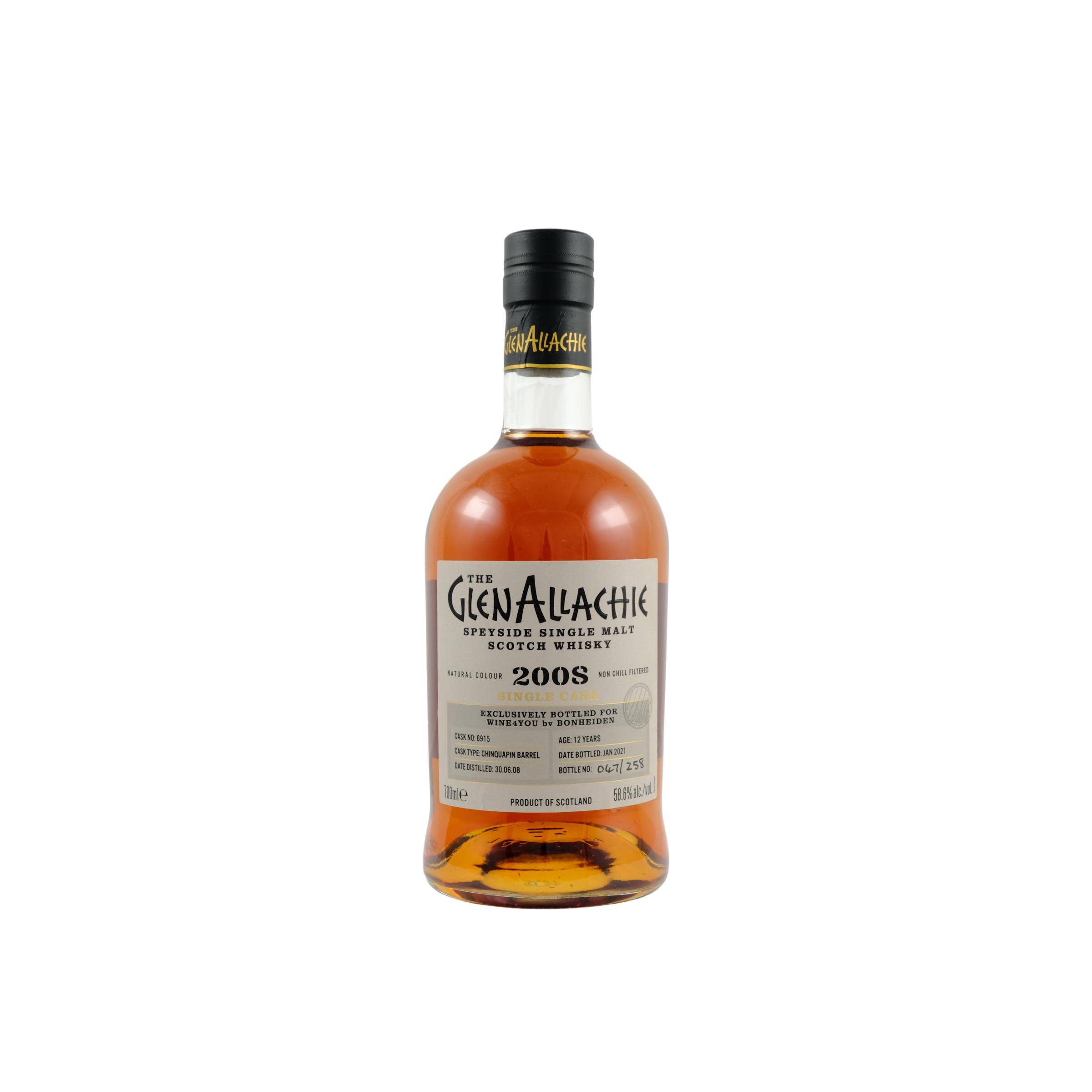 The GlenAllachie Single Cask 2008 12 Years Single Malt Whisky