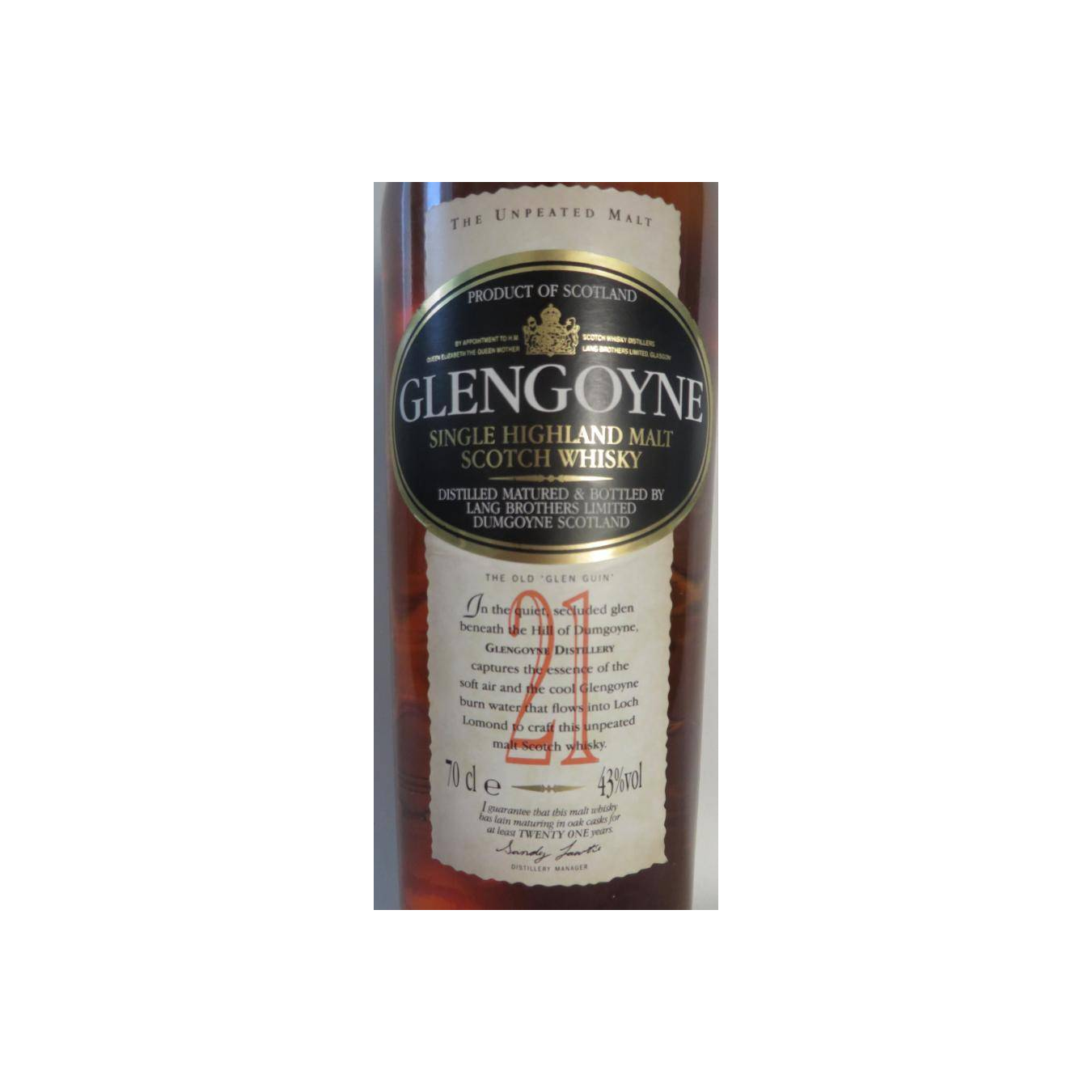 Glengoyne 21 Years Single Malt Whisky 2