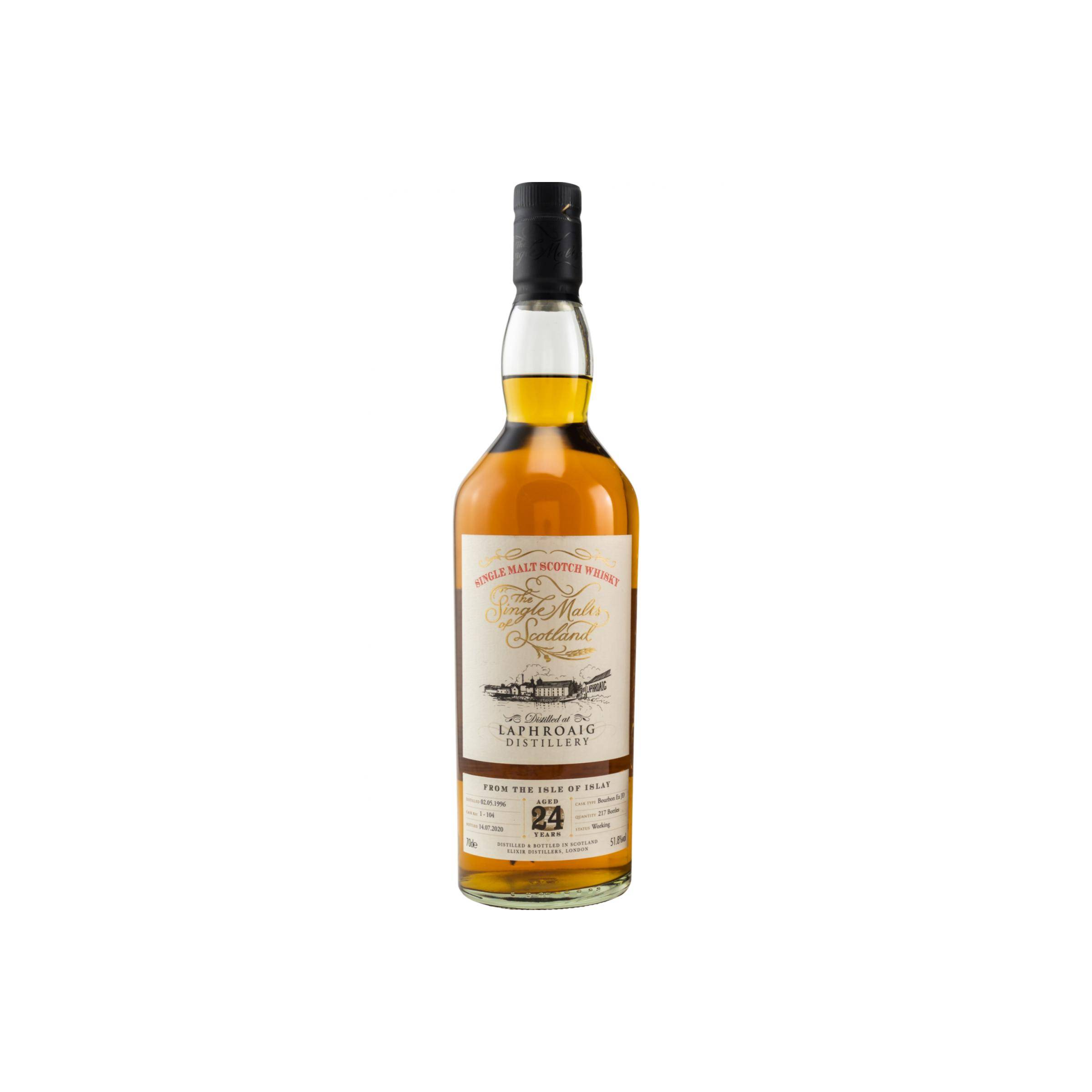 Laphroaig The Single Malts of Scotland 1996 24 Years Single Malt Whisky