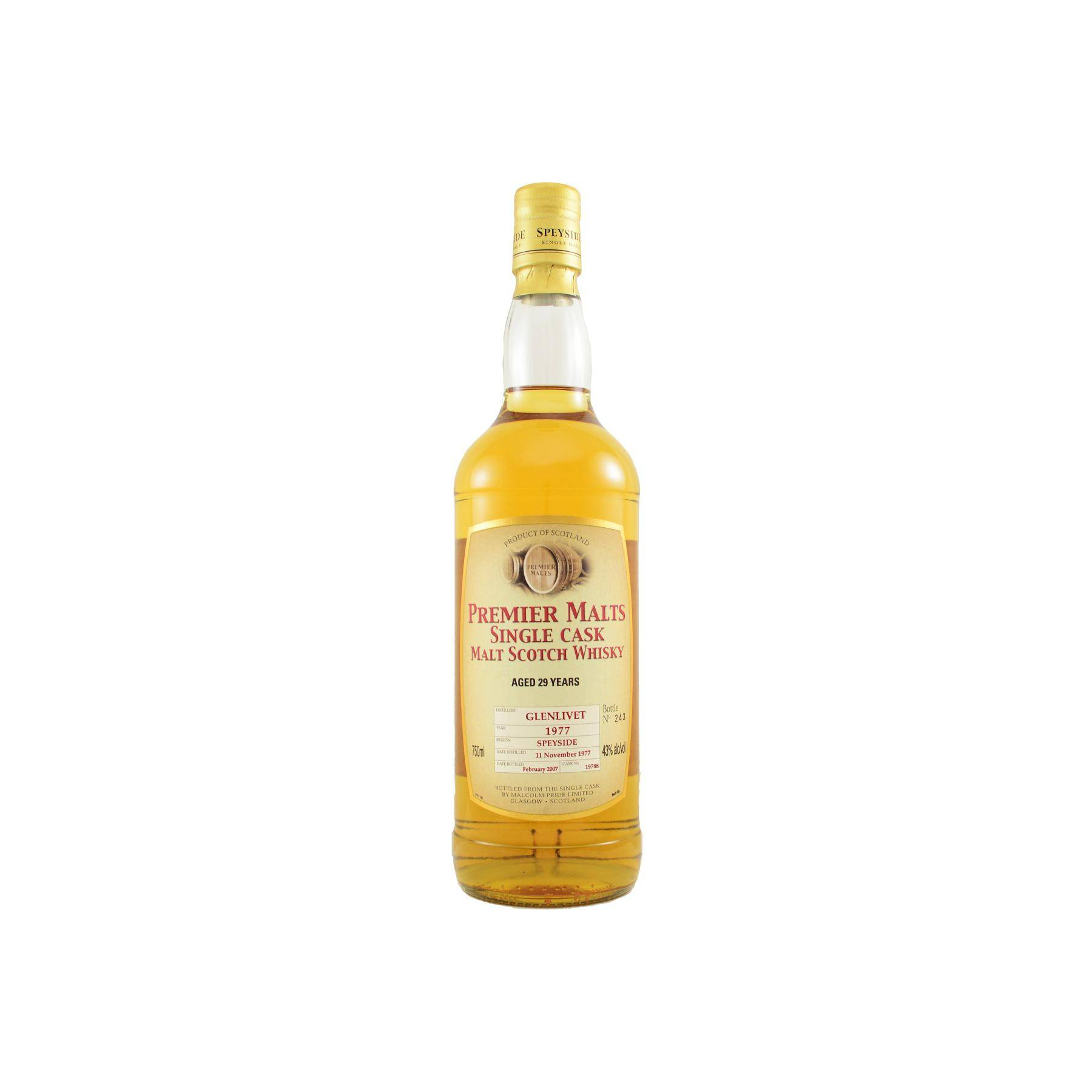 The Glenlivet 1977 29 Years Single Malt Whisky