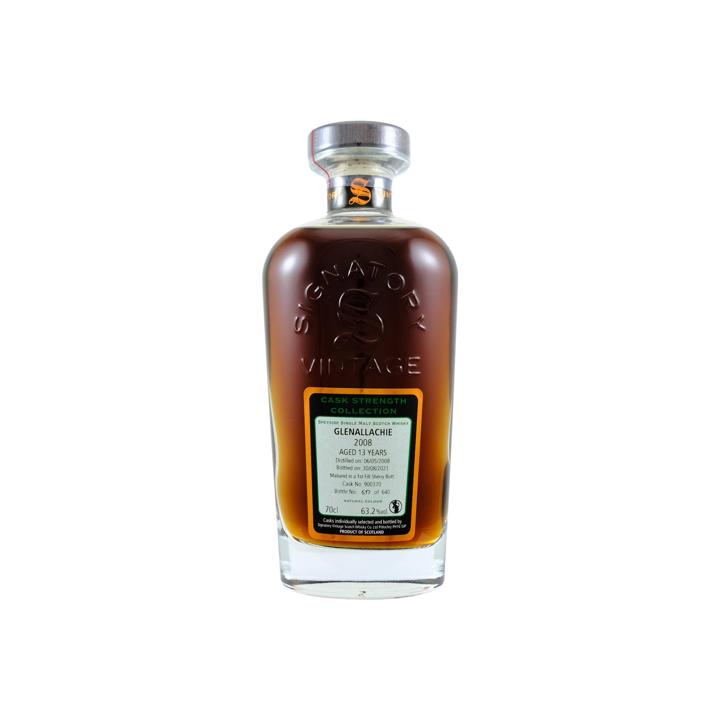 The GlenAllachie Cask Strength Collection 2008 13 Years Single Malt Whisky