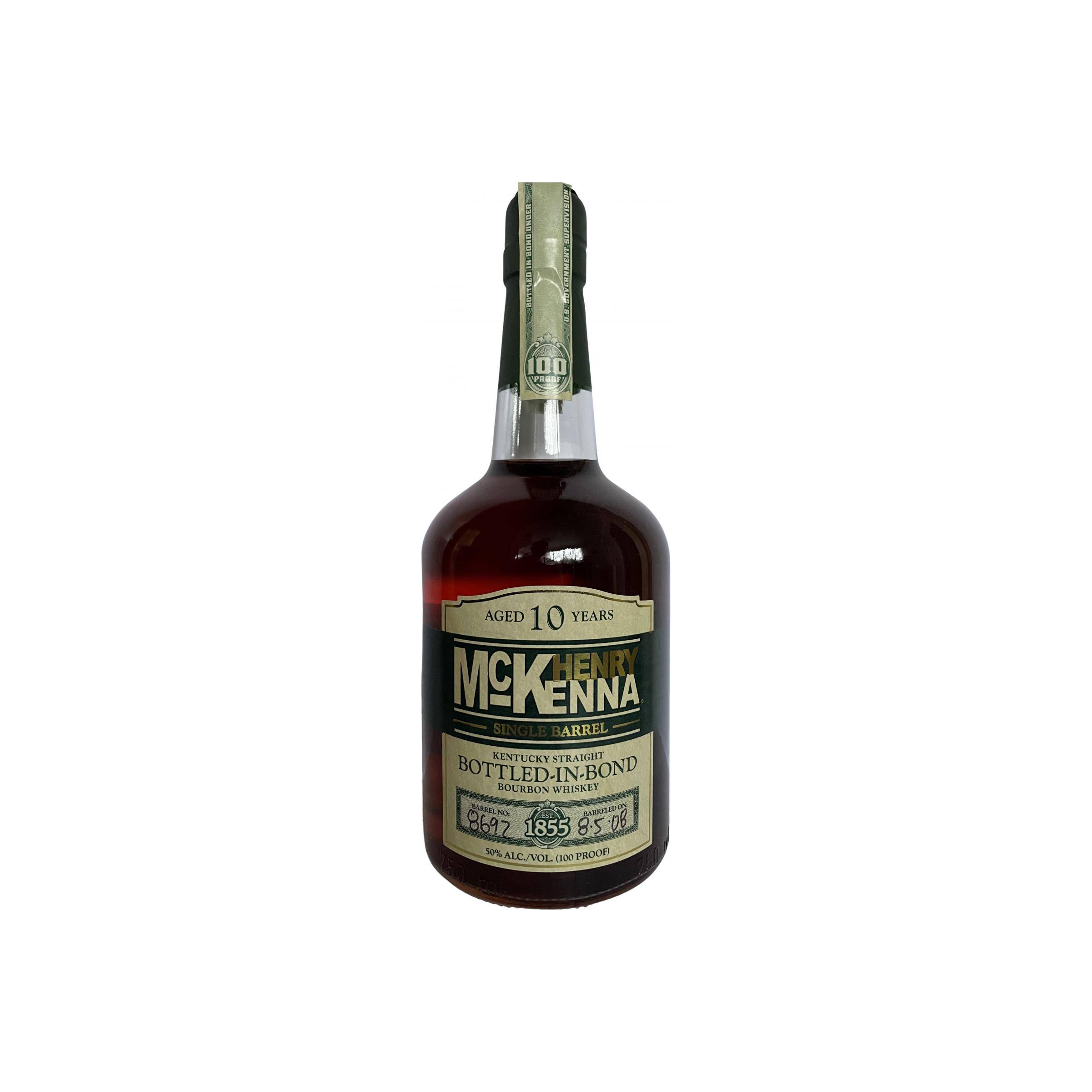 Henry McKenna Single Cask 2008 10 Years Bourbon Whisky