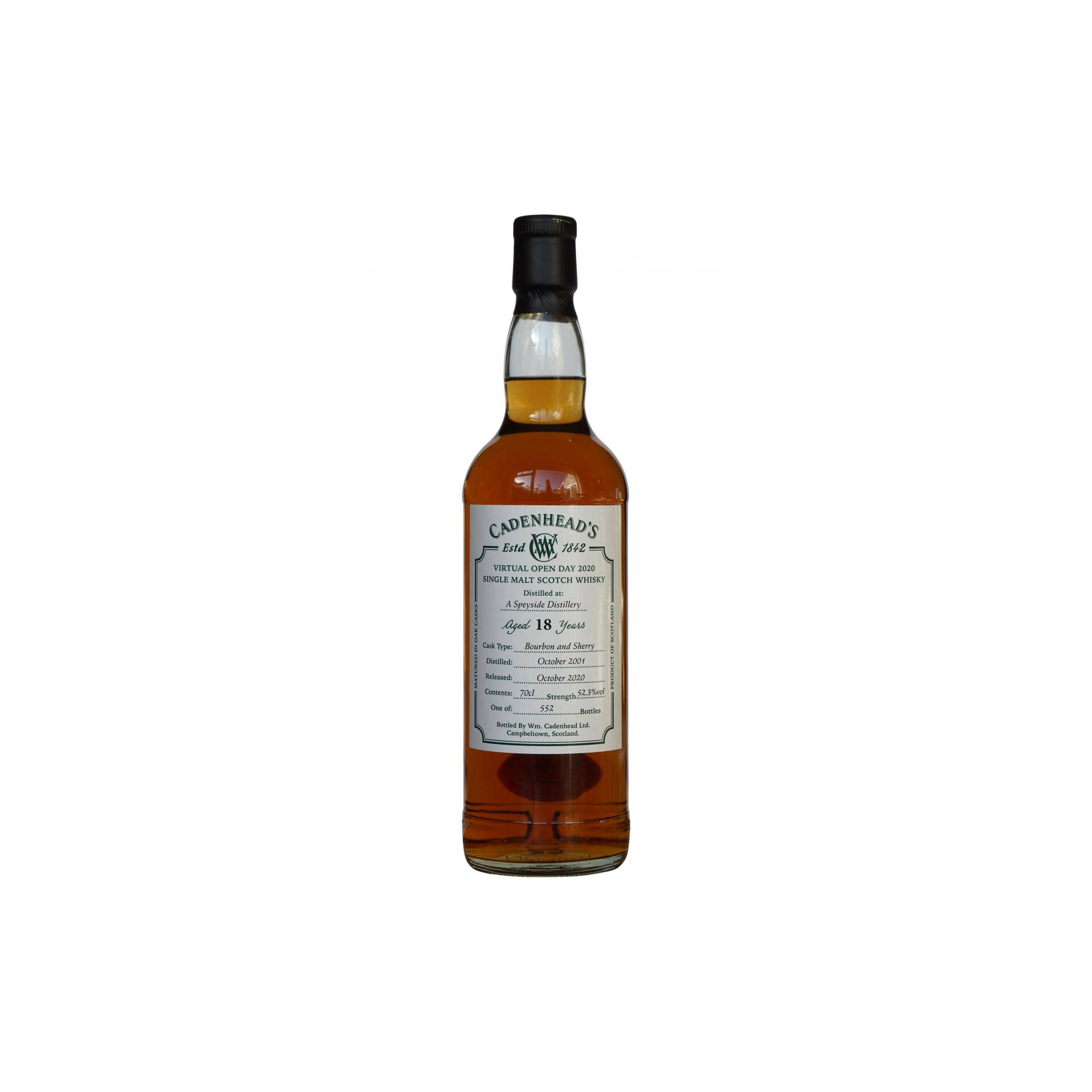 Cadenhead 2001 18 Years Single Malt Whisky