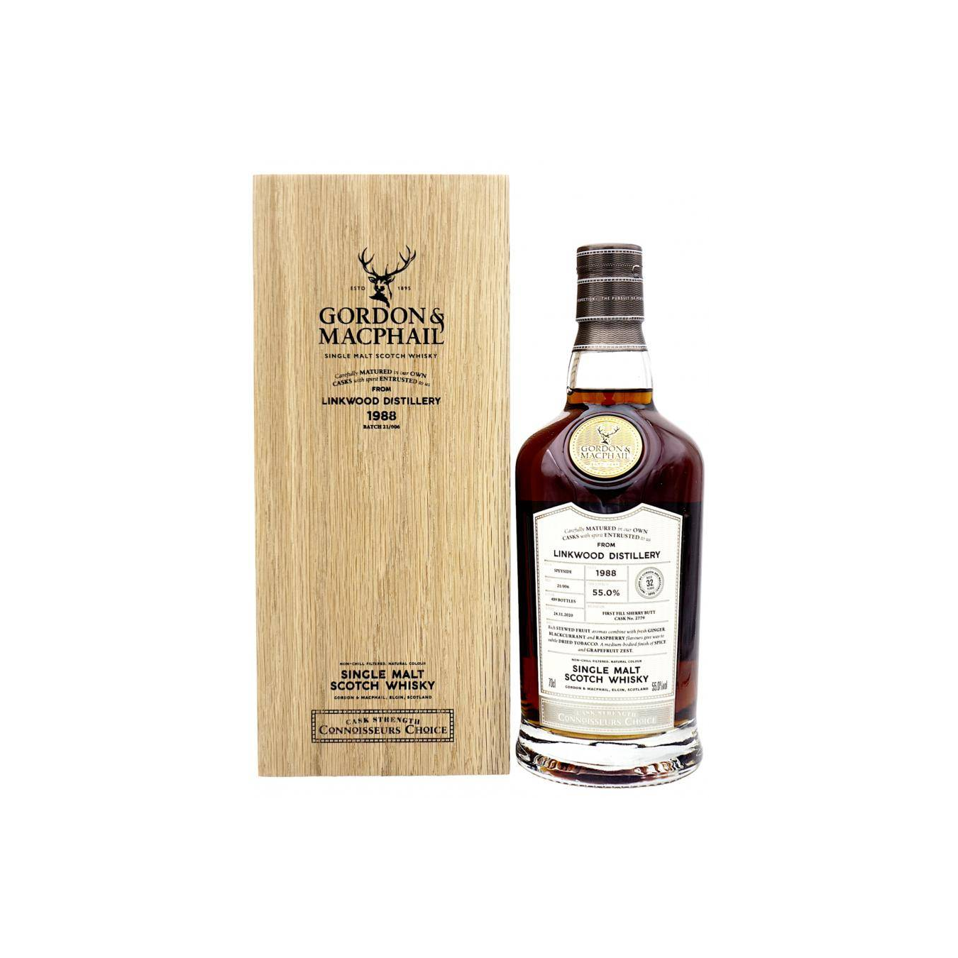Linkwood Connoisseurs Choice - Cask Strength 1988 32 Years Single Malt Whisky 3