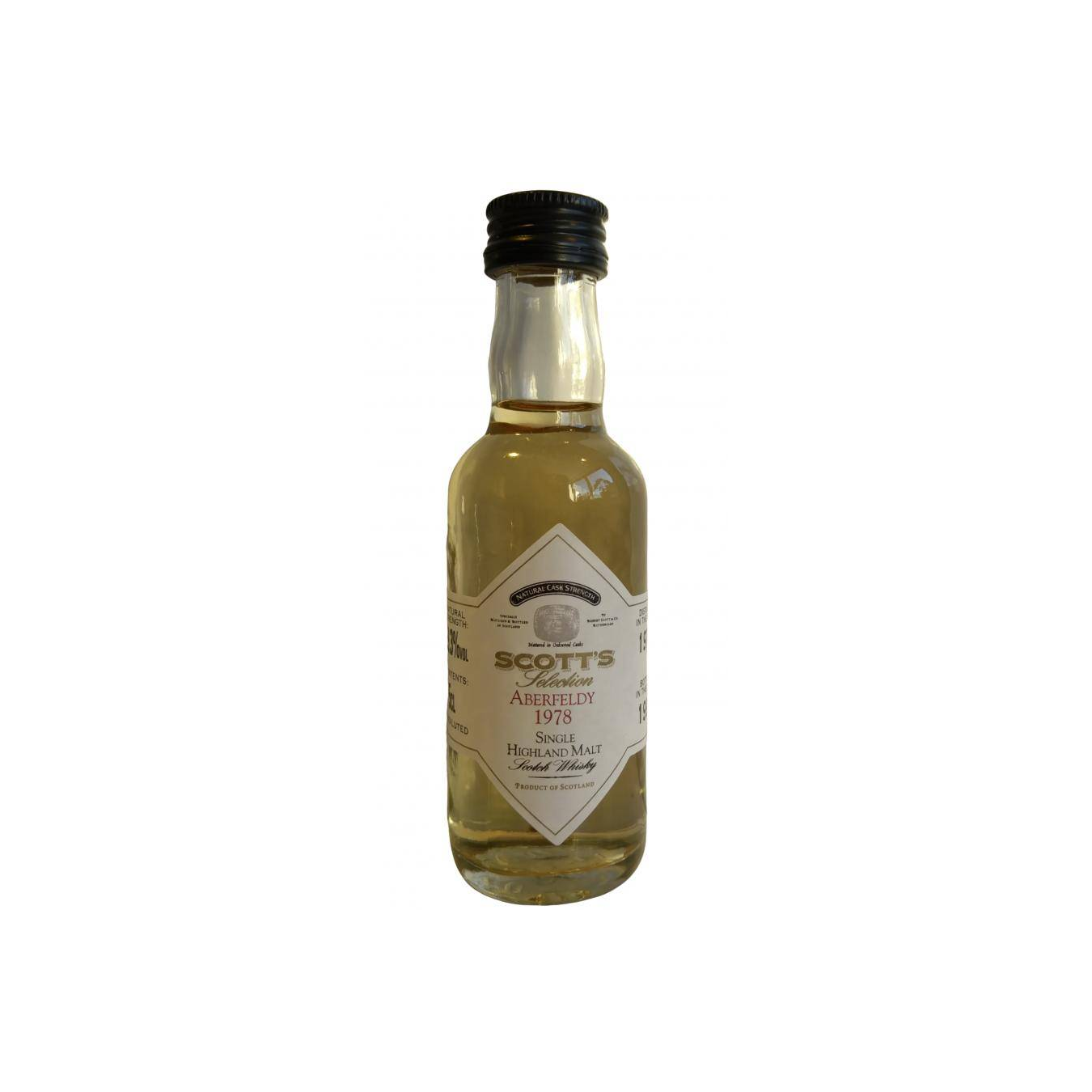 Aberfeldy Miniature 1978 19 Years Single Malt Whisky 2