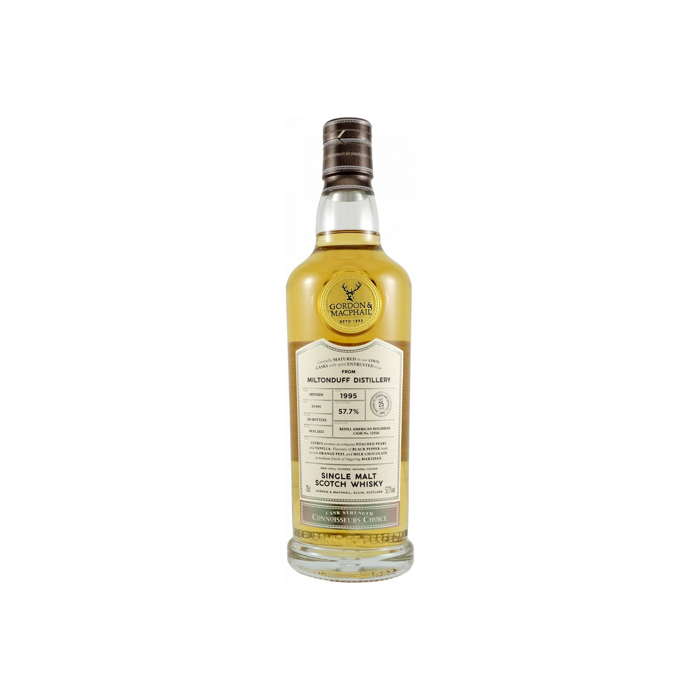 Miltonduff Connoisseurs Choice - Cask Strength 1995 25 Years Single Malt Whisky