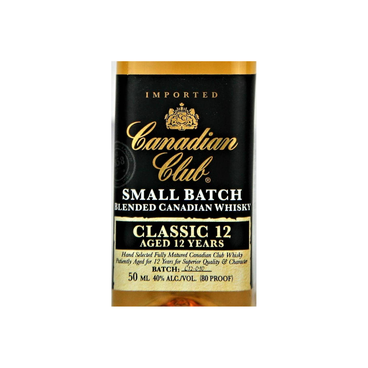 Canadian Club 12 Years Blended Grain Whisky 3