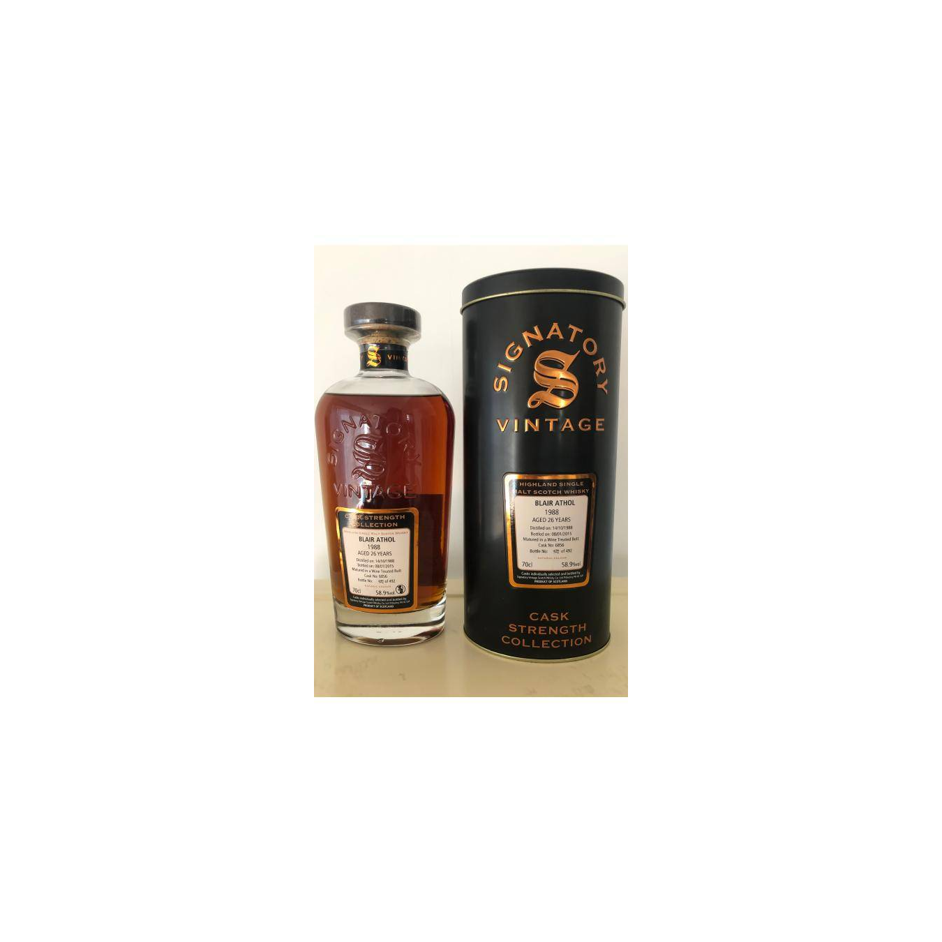 Blair Athol Cask Strength Collection 1988 26 Years Single Malt Whisky 3