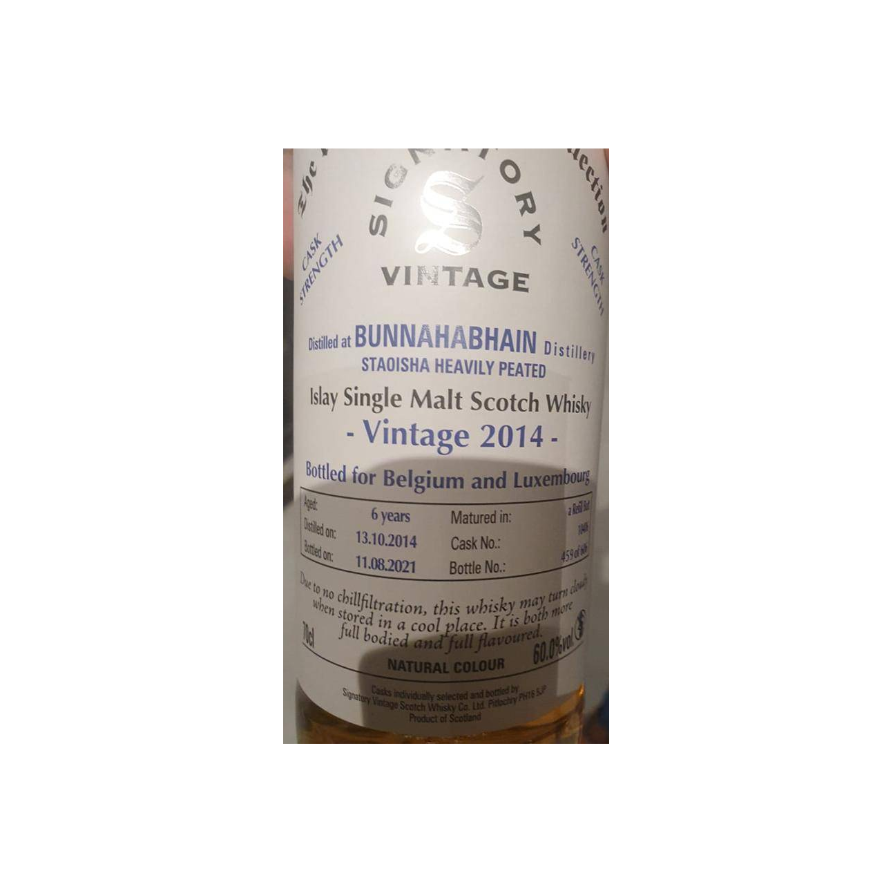 Bunnahabhain 2014 6 Years Single Malt Whisky