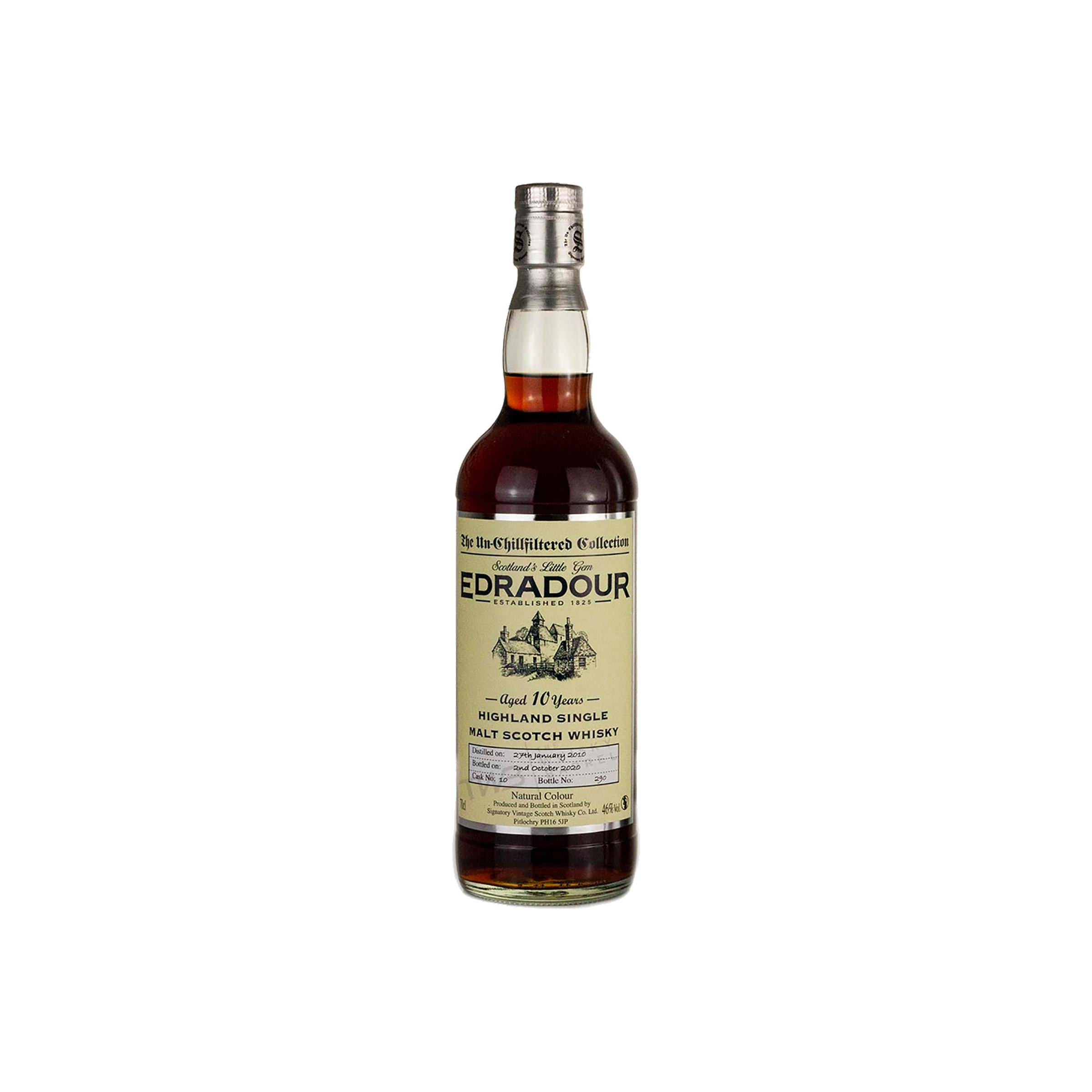 Edradour The Un-Chillfiltered Collection 2010 10 Years Single Malt Whisky