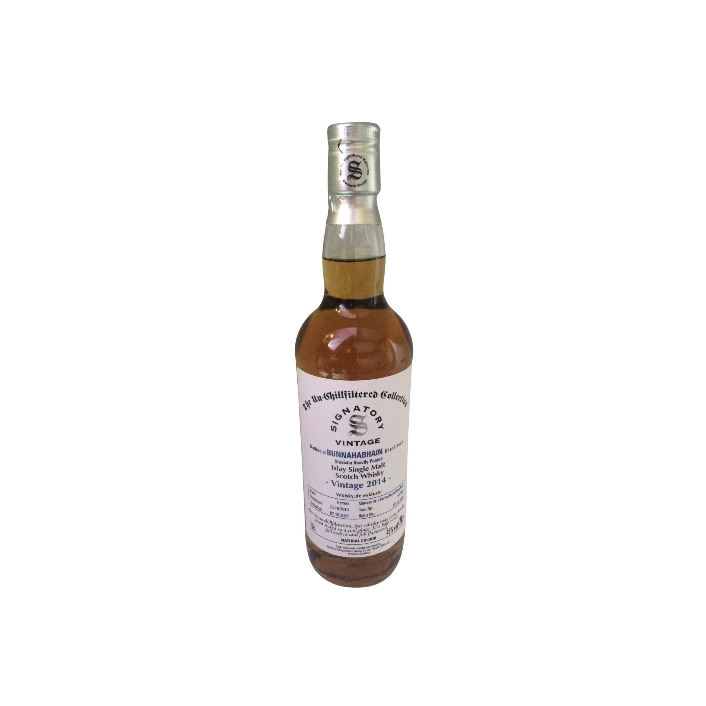 Bunnahabhain The Un-Chillfiltered Collection 2014 6 Years Single Malt Whisky