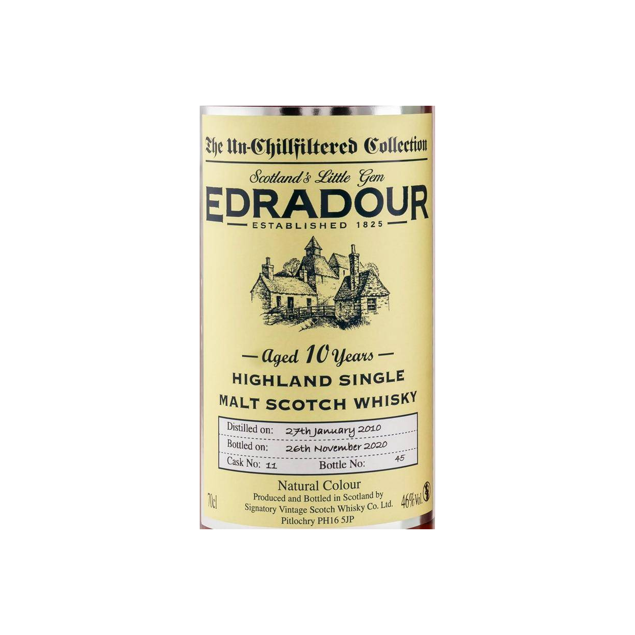 Edradour The Un-Chillfiltered Collection 2010 10 Years Single Malt Whisky 3