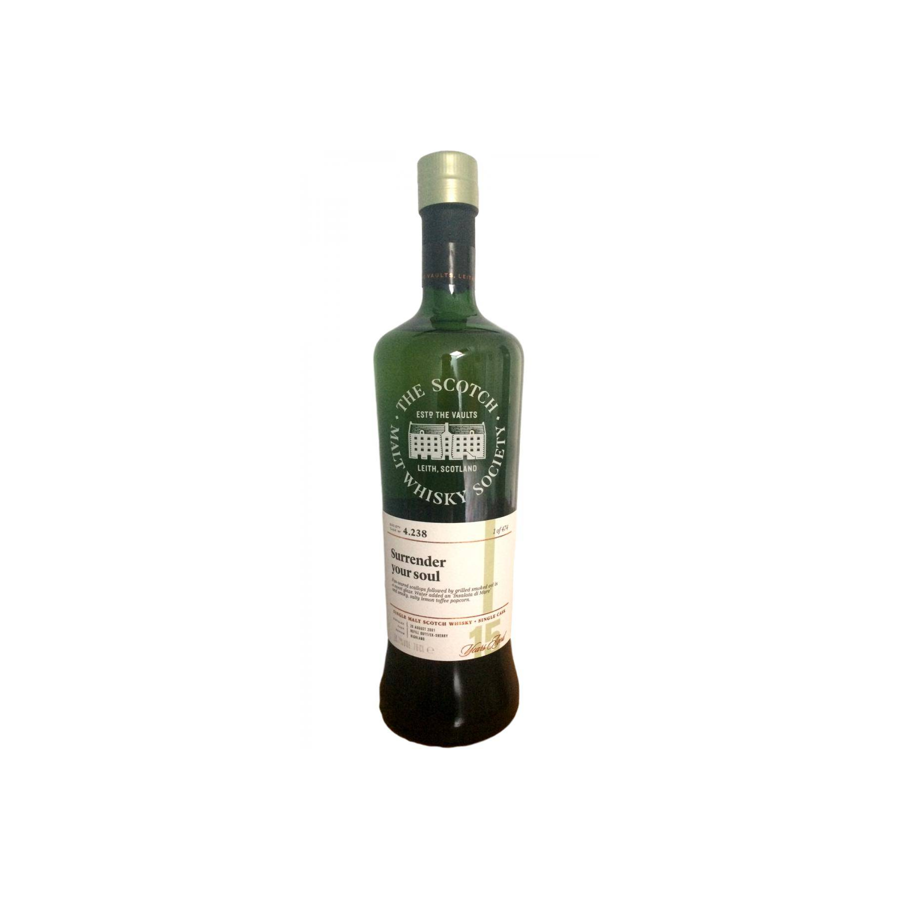 The Scotch Malt Whisky Society 2001 15 Years Single Malt Whisky