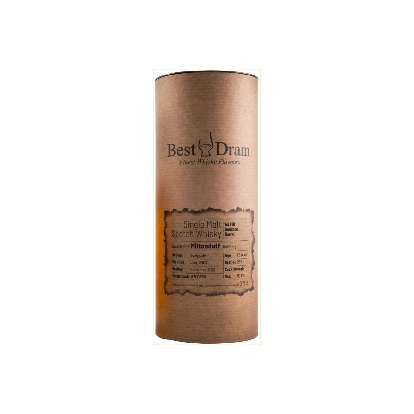Miltonduff 2008 12 Years Single Malt Whisky 2