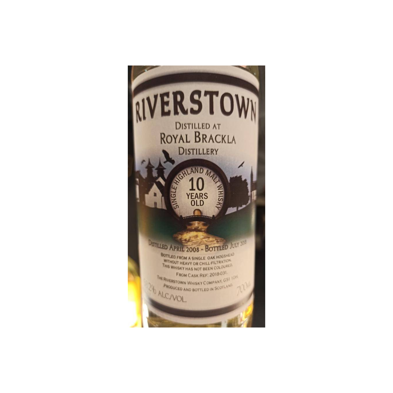 Royal Brackla 2008 10 Years Single Malt Whisky