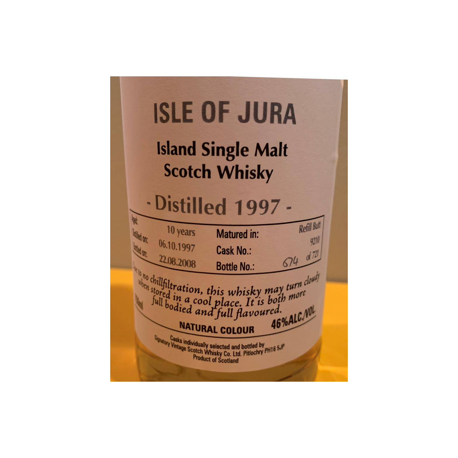 Jura The Un-Chillfiltered Collection 1997 10 Years Single Malt Whisky 2