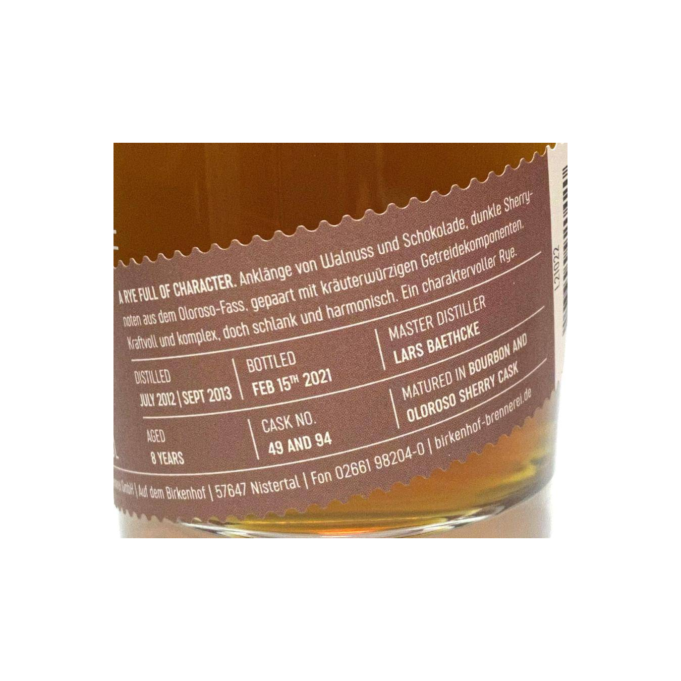 Fading Hill Single Rye 3