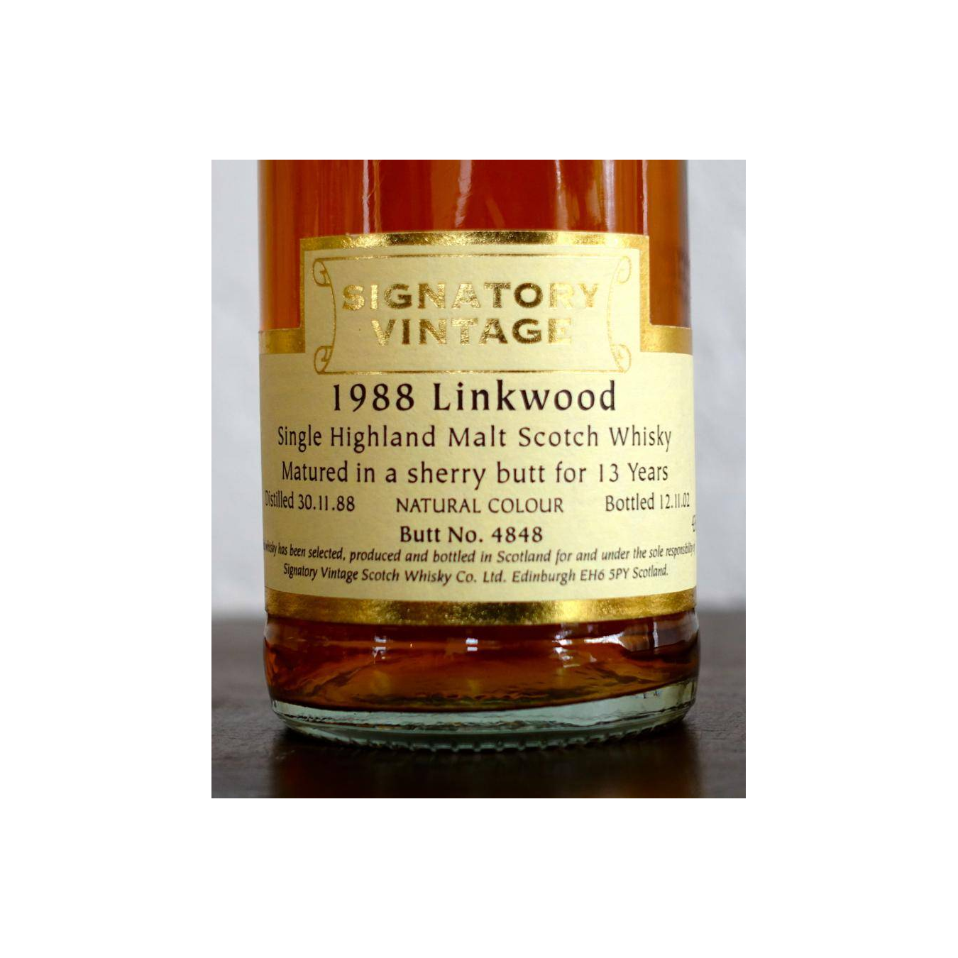Linkwood Vintage Collection 1988 13 Years Single Malt Whisky 2