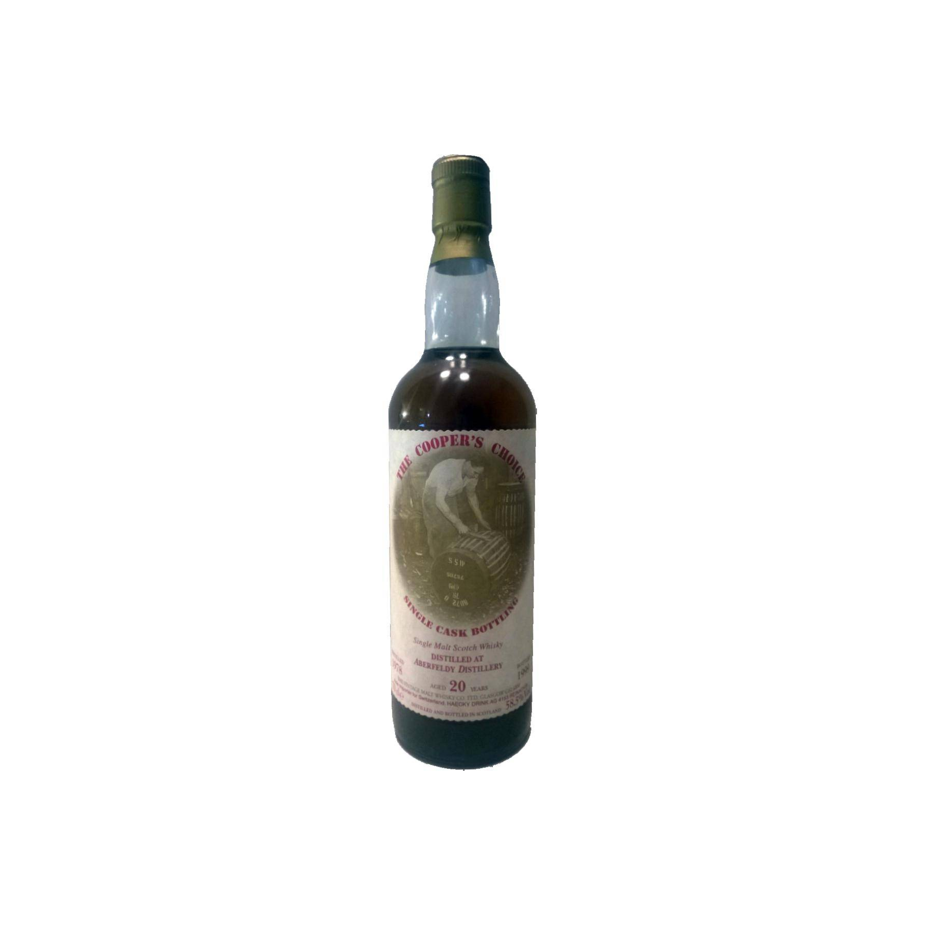 Aberfeldy The Cooper's Choice 1978 20 Years Single Malt Whisky