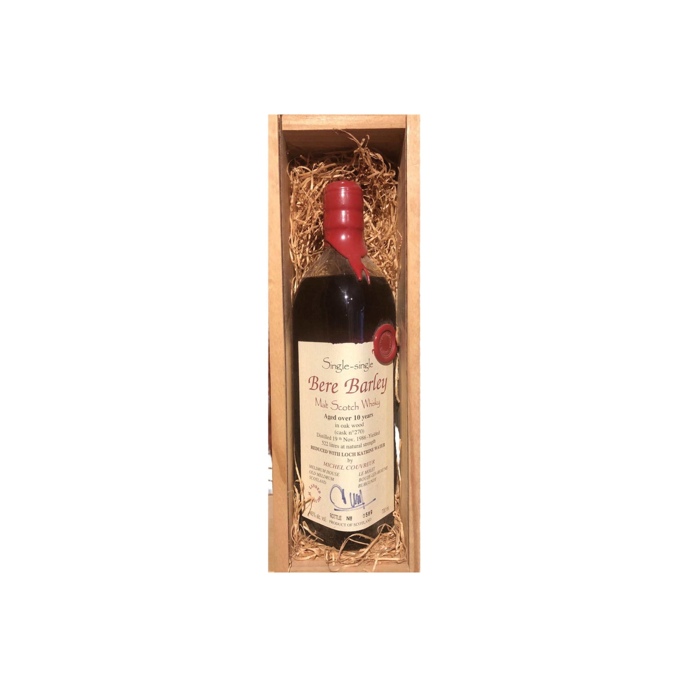 Michel Couvreur 1986 14 Years Single Malt Whisky 2