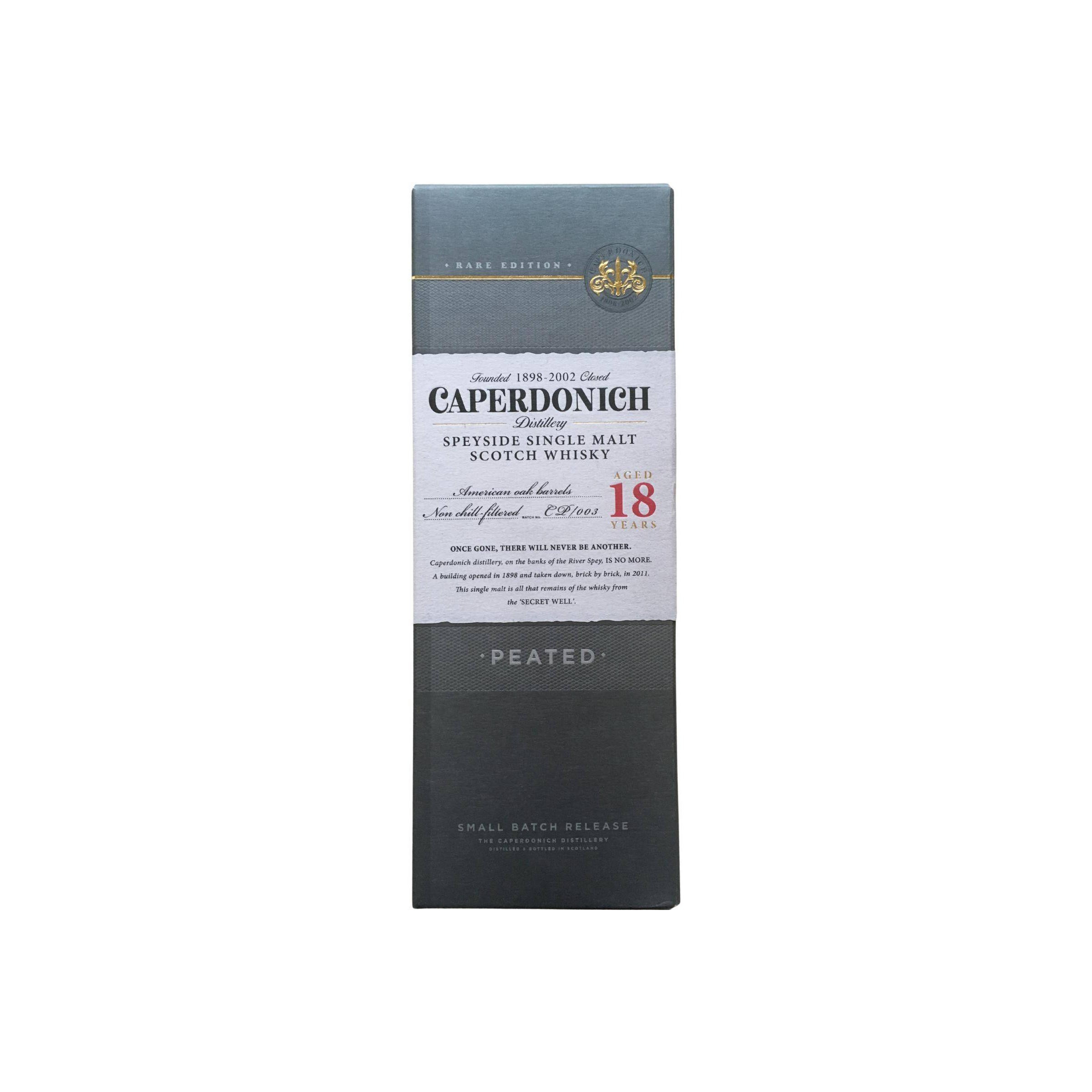 Caperdonich 18 Years Single Malt Whisky 3