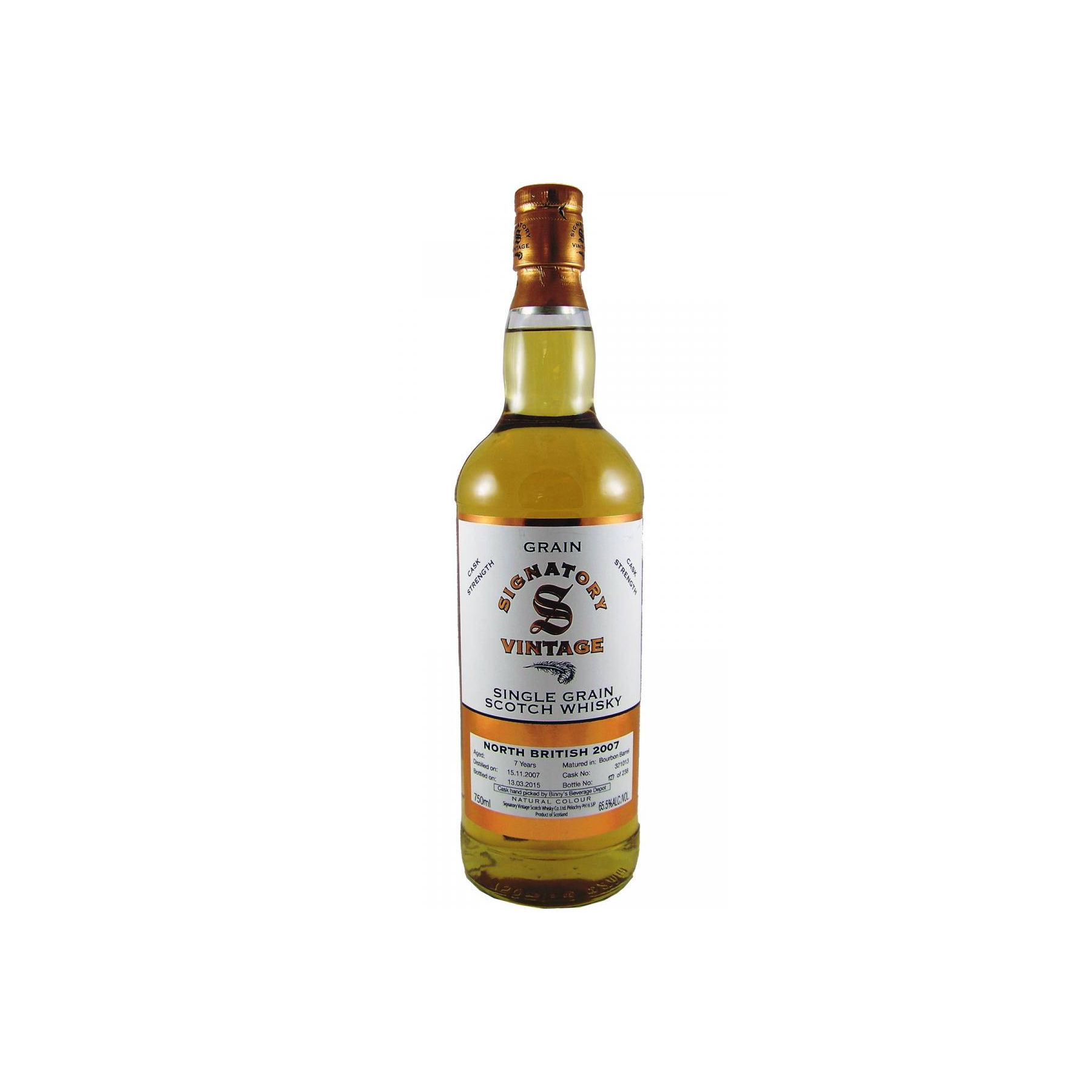 North British 2007 7 Years Single Grain Whisky