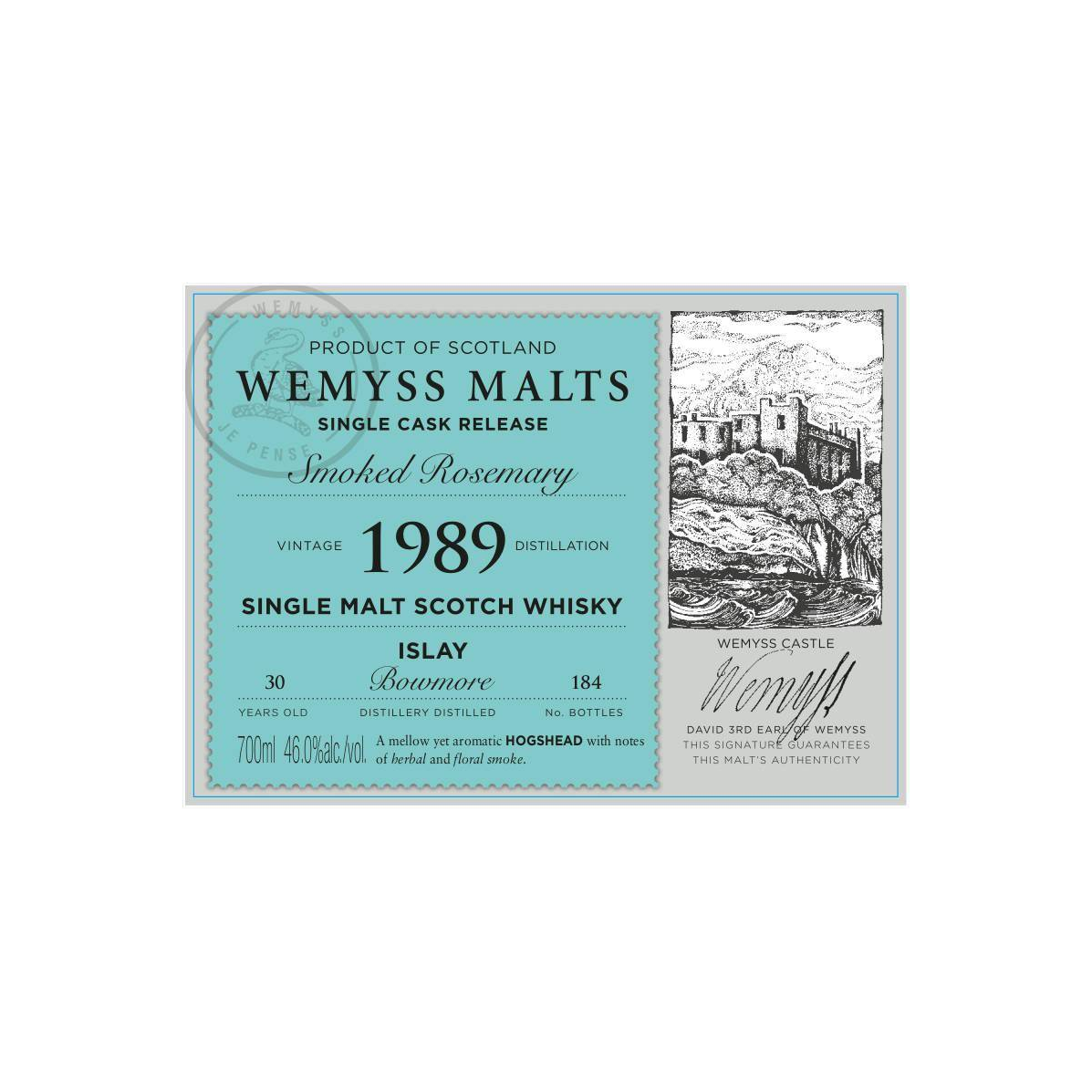 Bowmore 1989 30 Years Single Malt Whisky