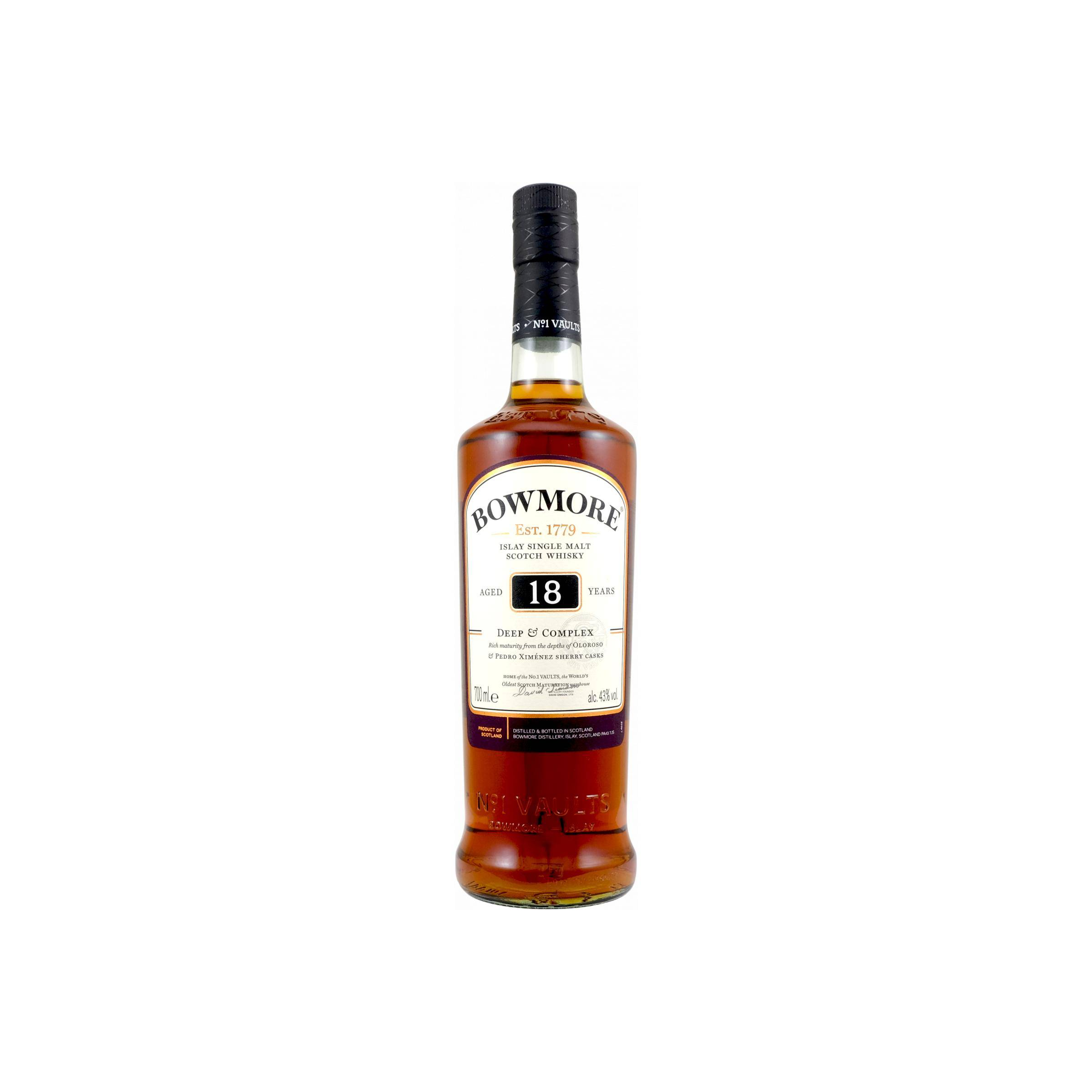 Bowmore 18 Years Single Malt Whisky