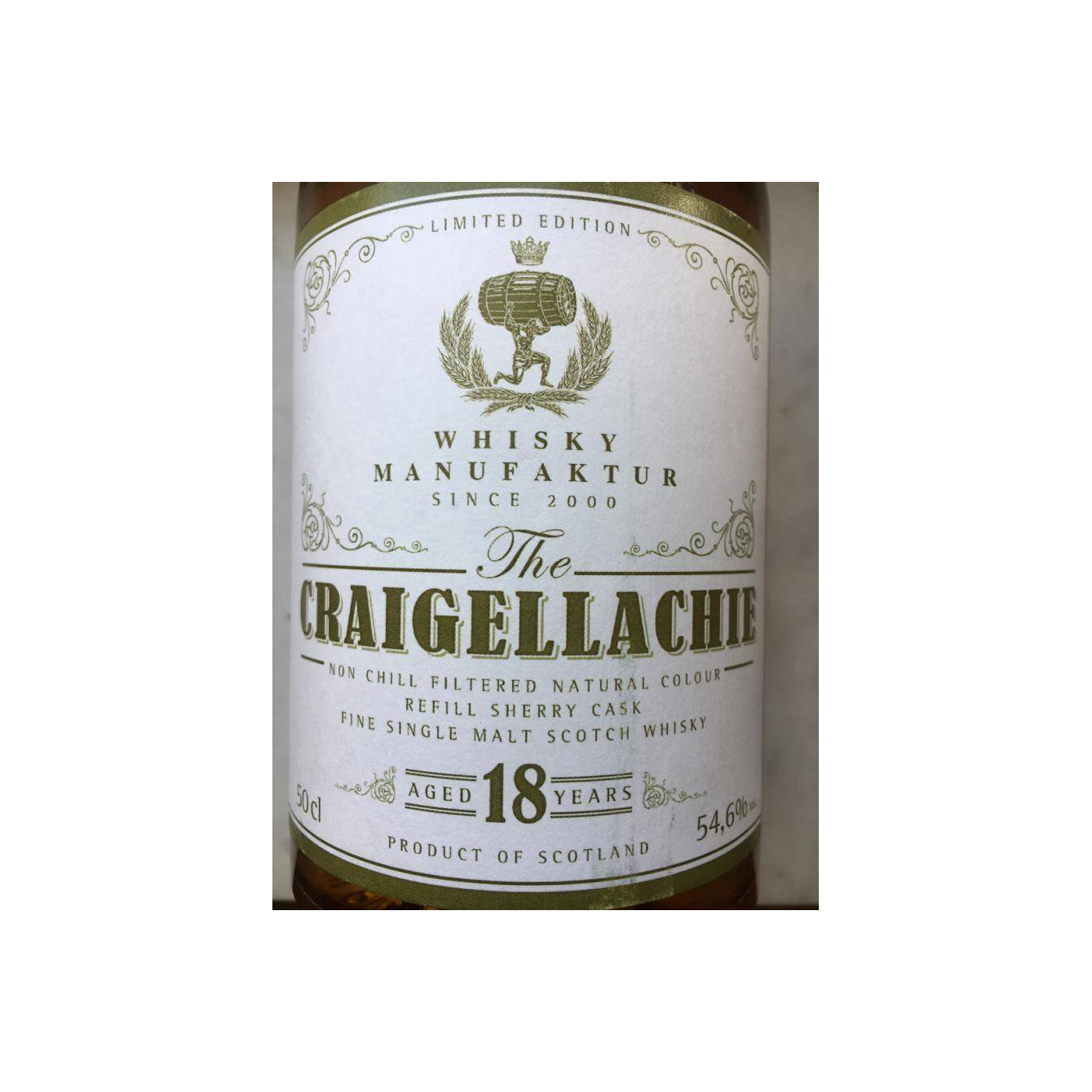 Craigellachie 18 Years Single Malt Whisky