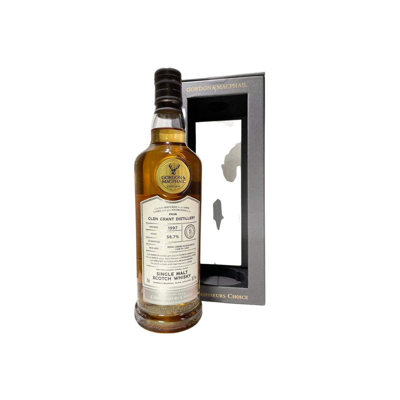 Glen Grant Connoisseurs Choice - Cask Strength 1997 23 Years Single Malt Whisky 2