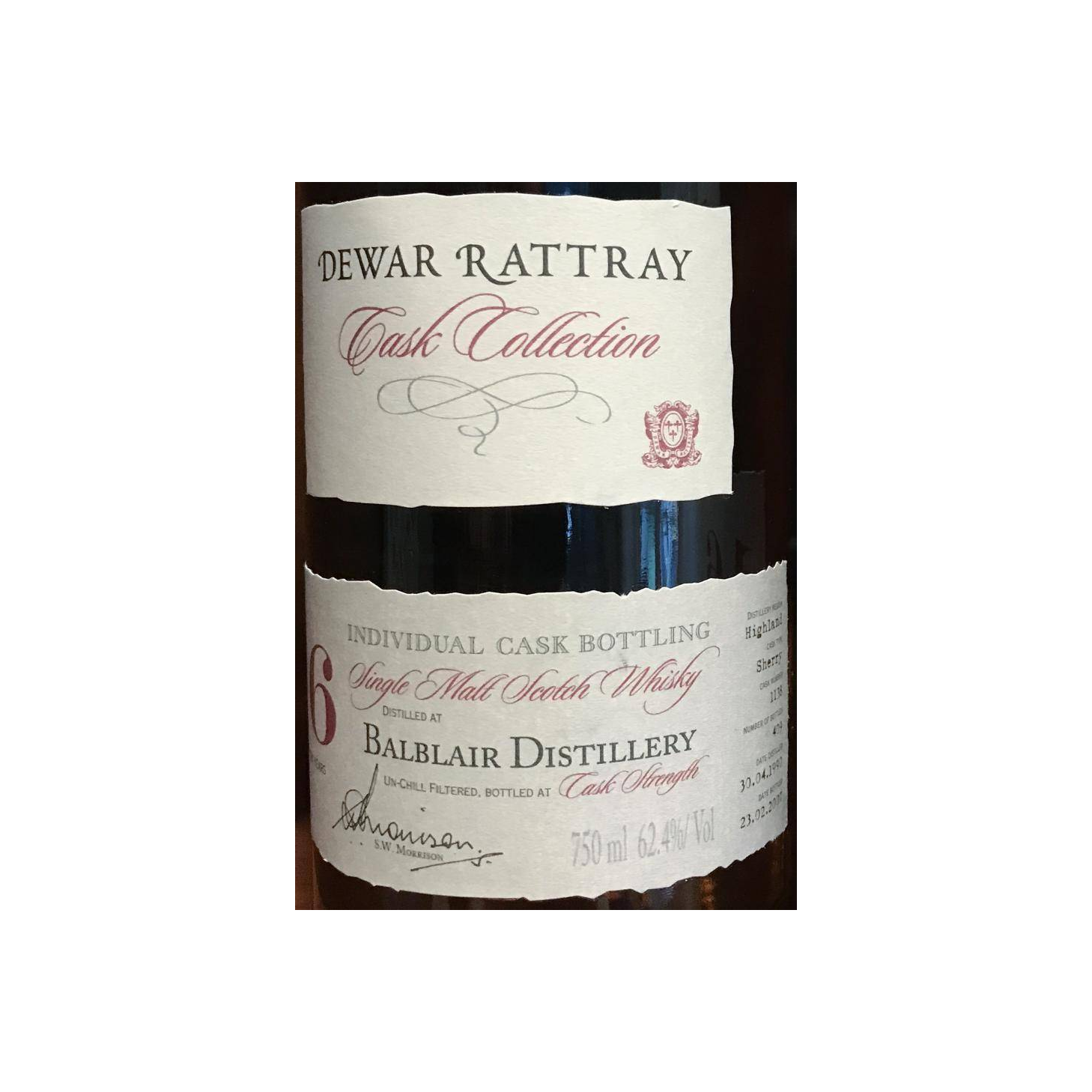 Balblair Individual Cask Bottling 1990 16 Years Single Malt Whisky
