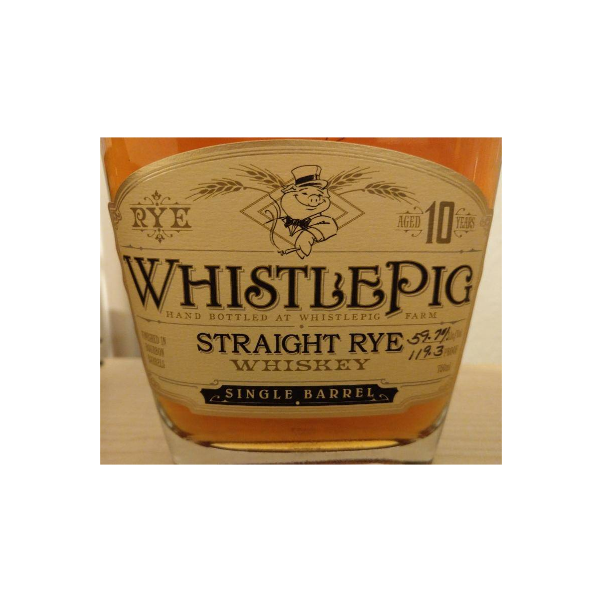 WhistlePig 10 Years Rye Whisky 2