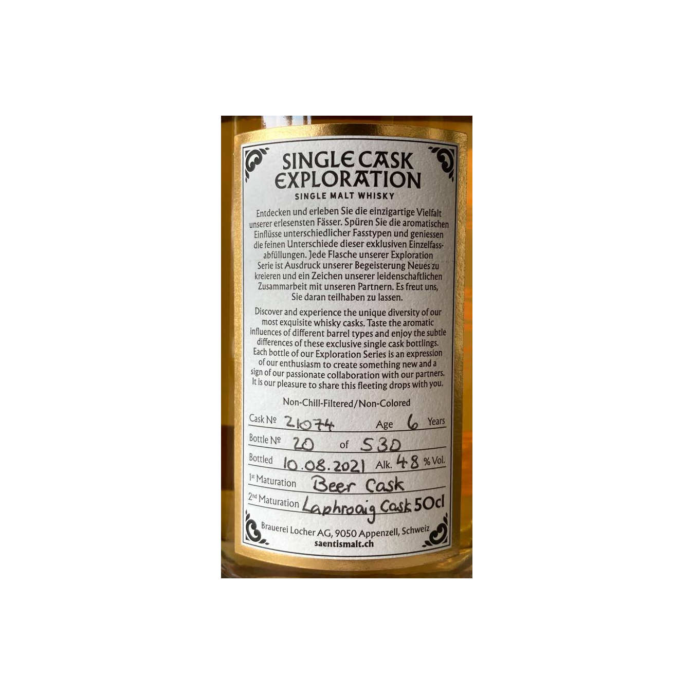 Säntis Malt 2015 6 Years Single Malt Whisky 3
