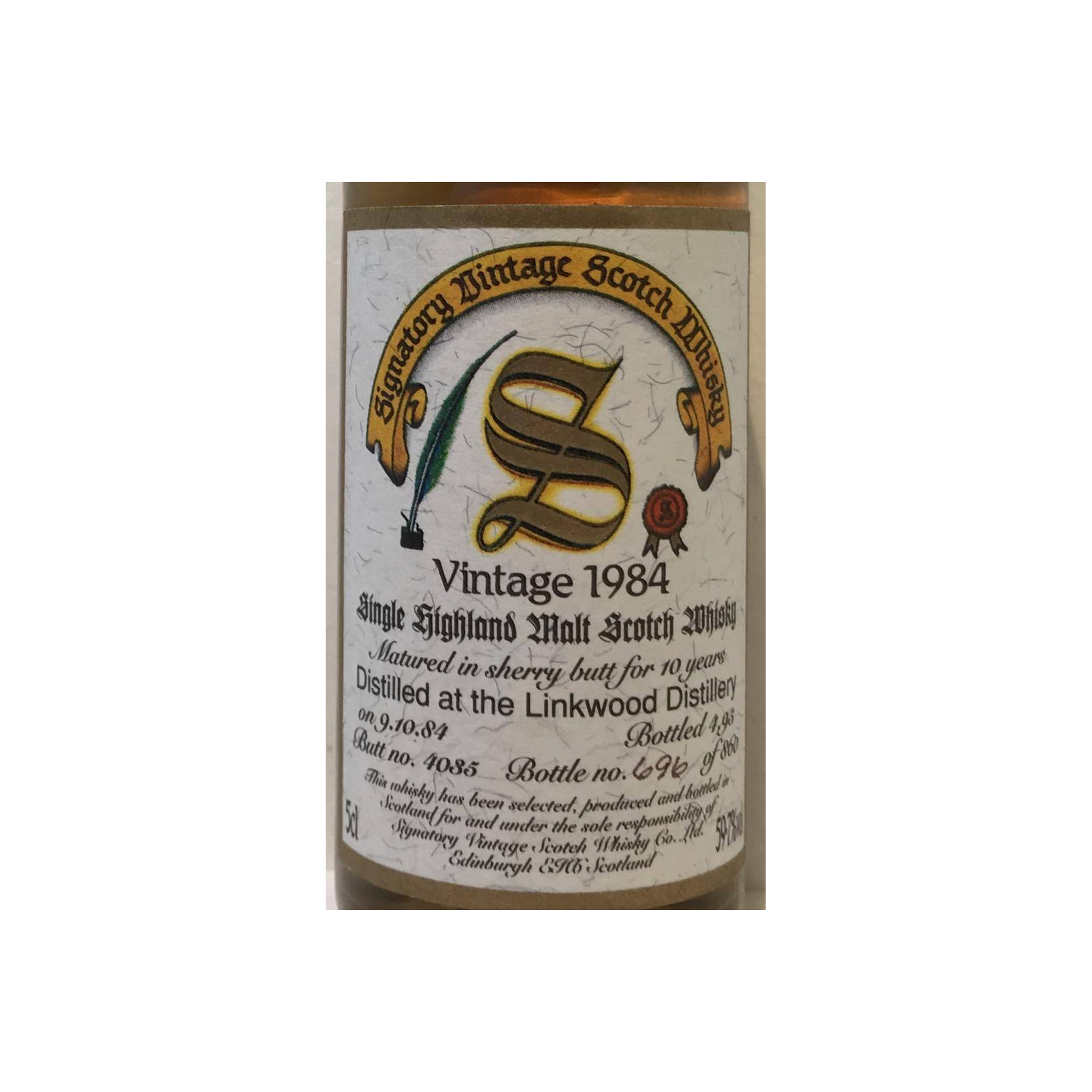Linkwood 1984 10 Years Single Malt Whisky 2