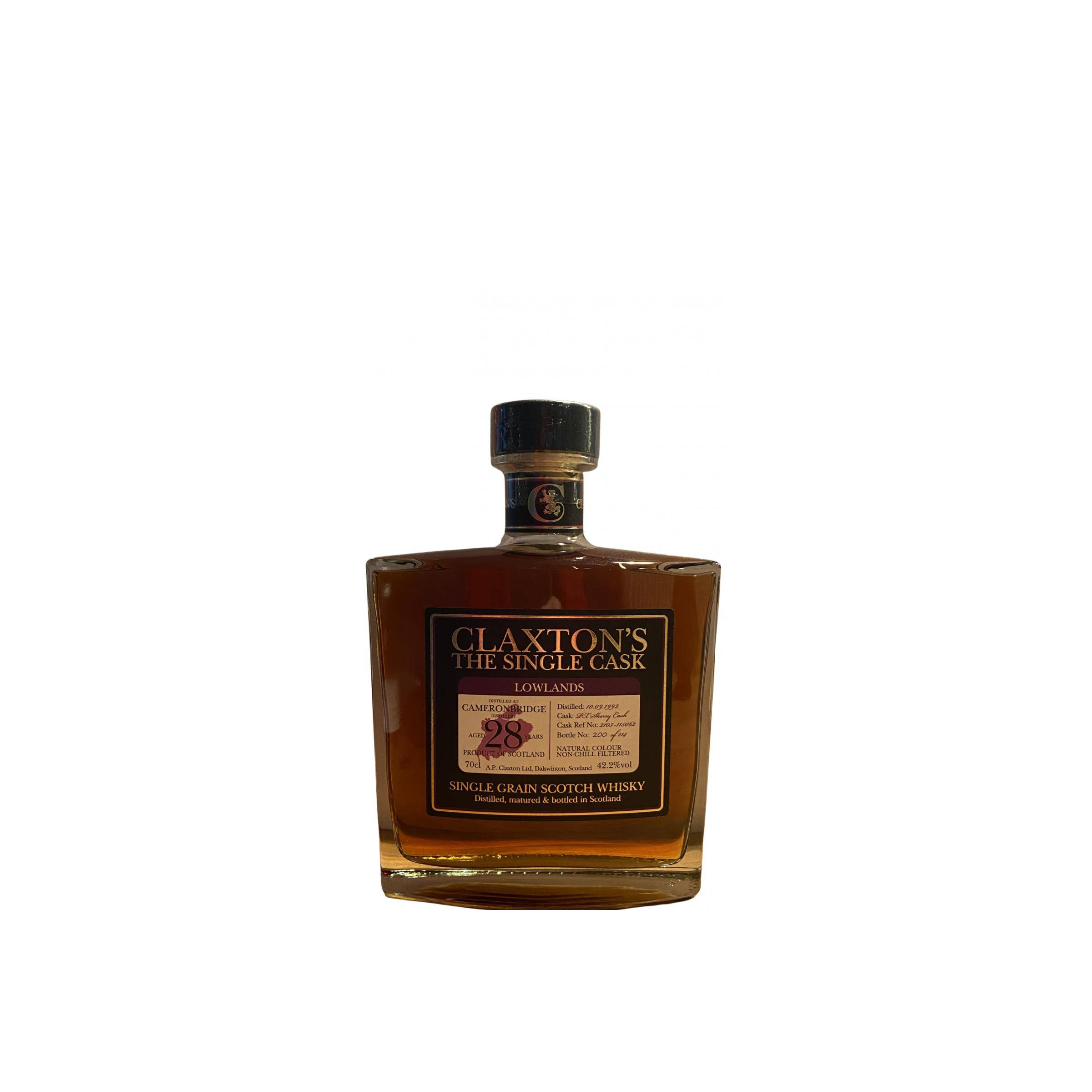 Cameronbridge 1992 28 Years Single Grain Whisky