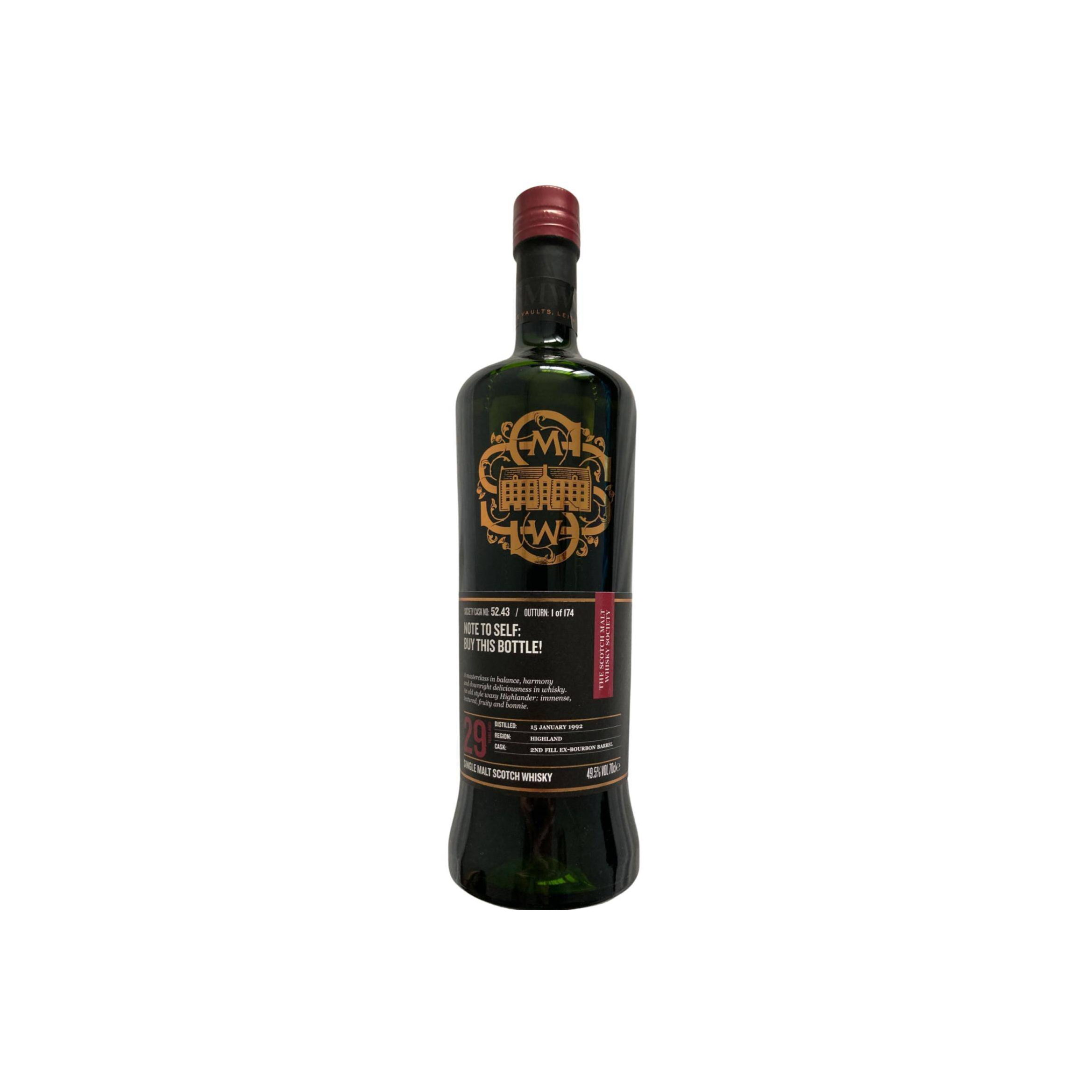 The Scotch Malt Whisky Society 1992 29 Years Single Malt Whisky 2
