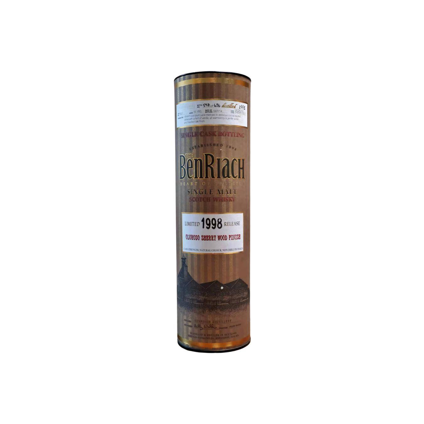 BenRiach Individual Cask Bottling 1998 16 Years Single Malt Whisky 3