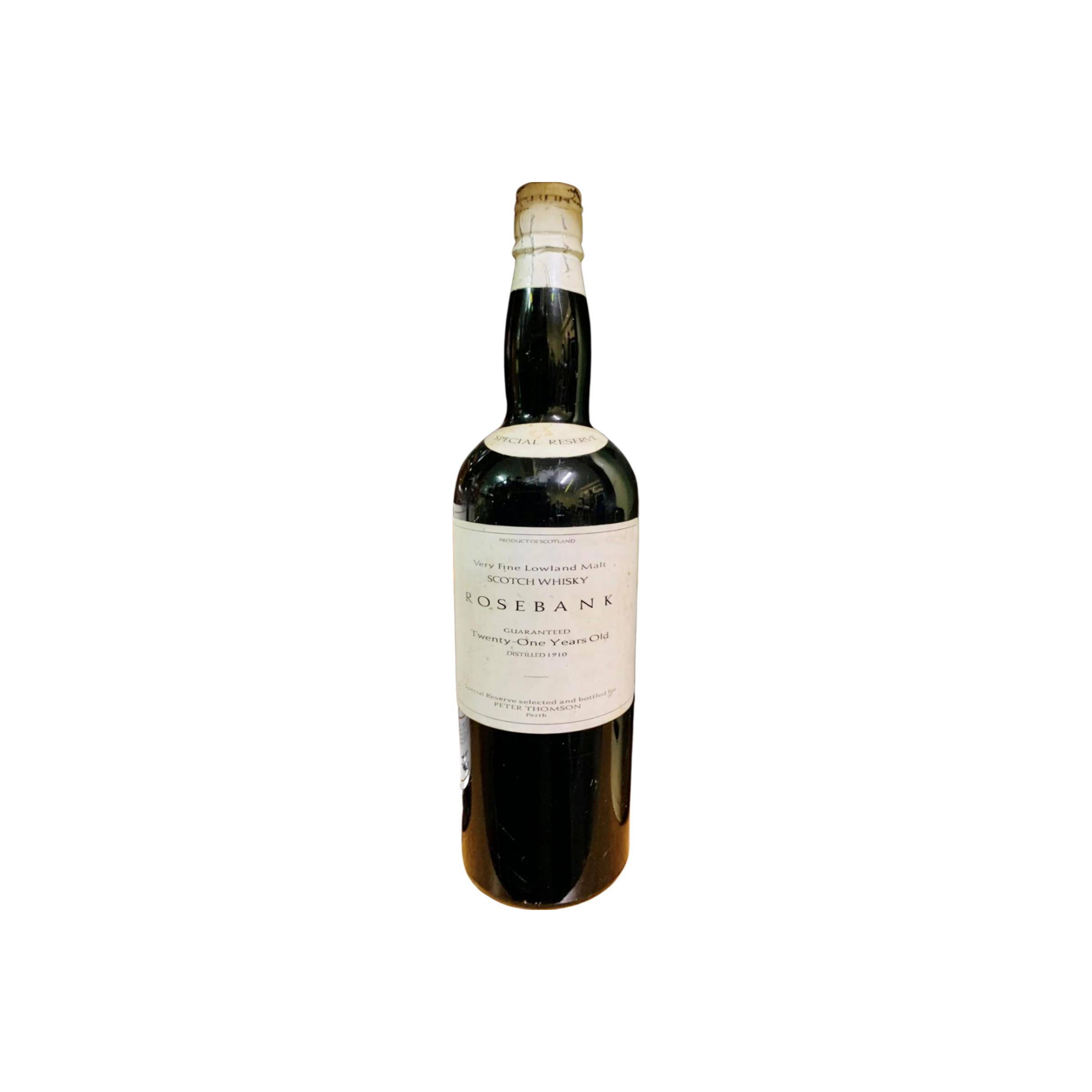 Rosebank 1910 21 Years Single Malt Whisky