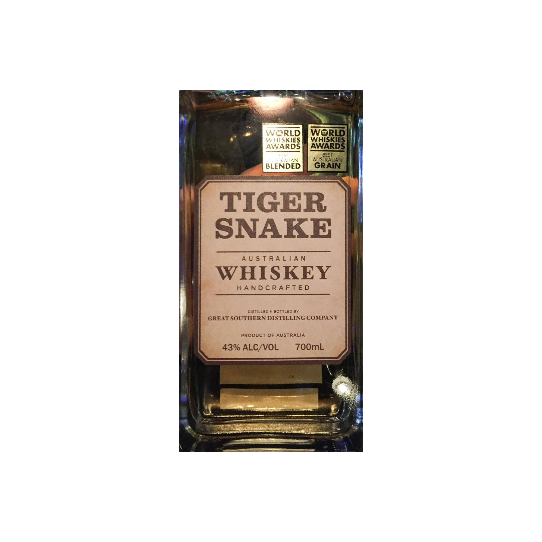 Tiger Snake Australian Whiskey Handcrafted 2