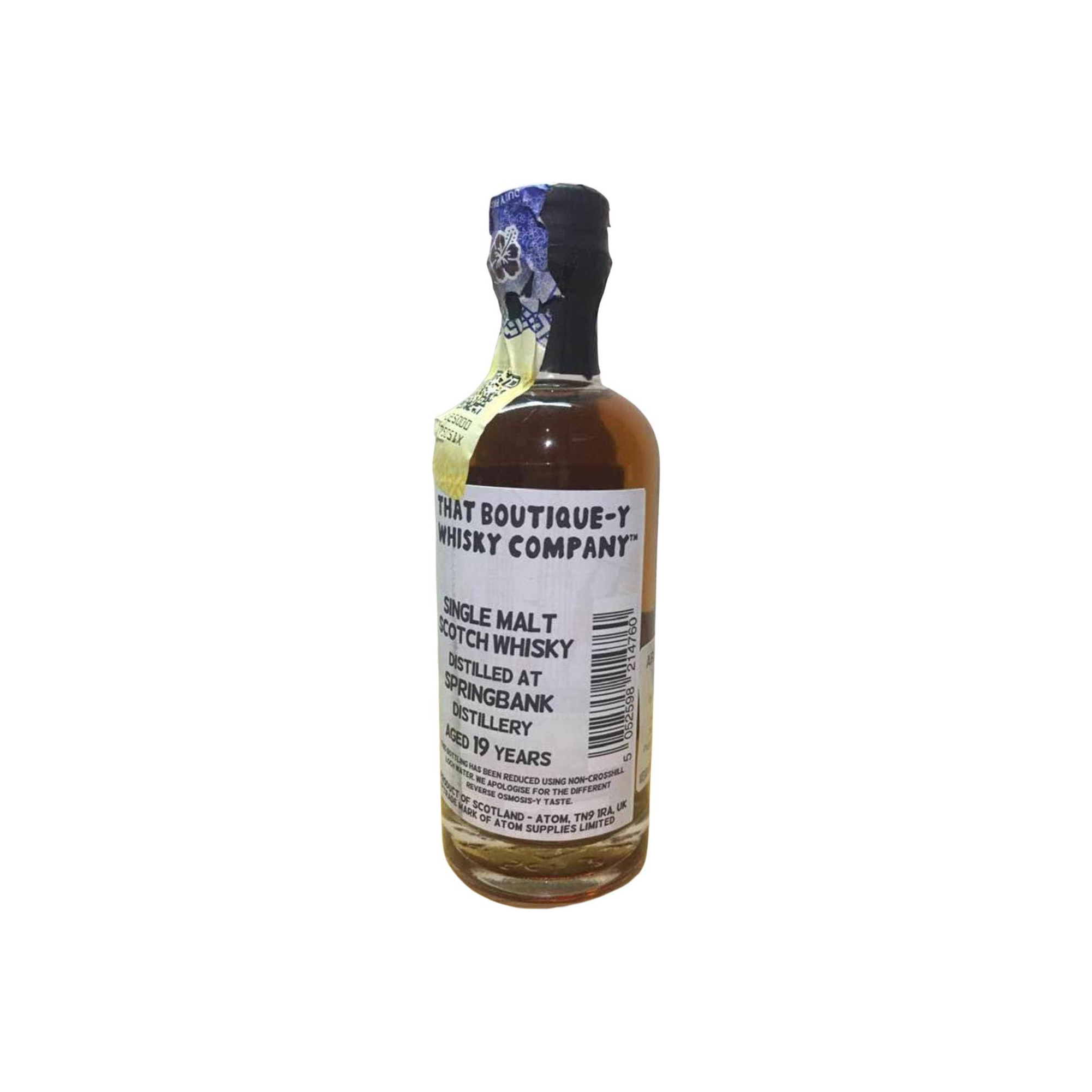Springbank 1999 19 Years Single Malt Whisky 3
