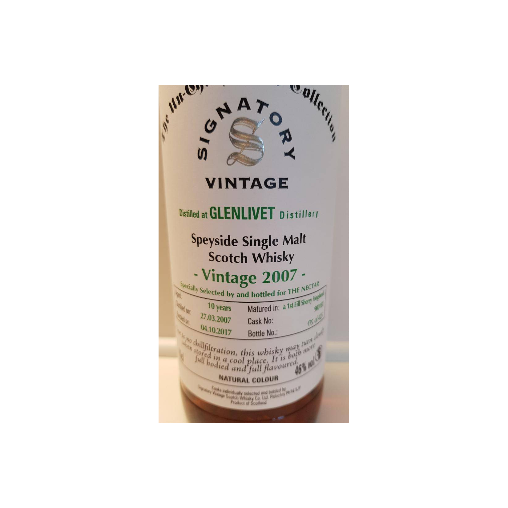 The Glenlivet The Un-Chillfiltered Collection 2007 10 Years Single Malt Whisky 3
