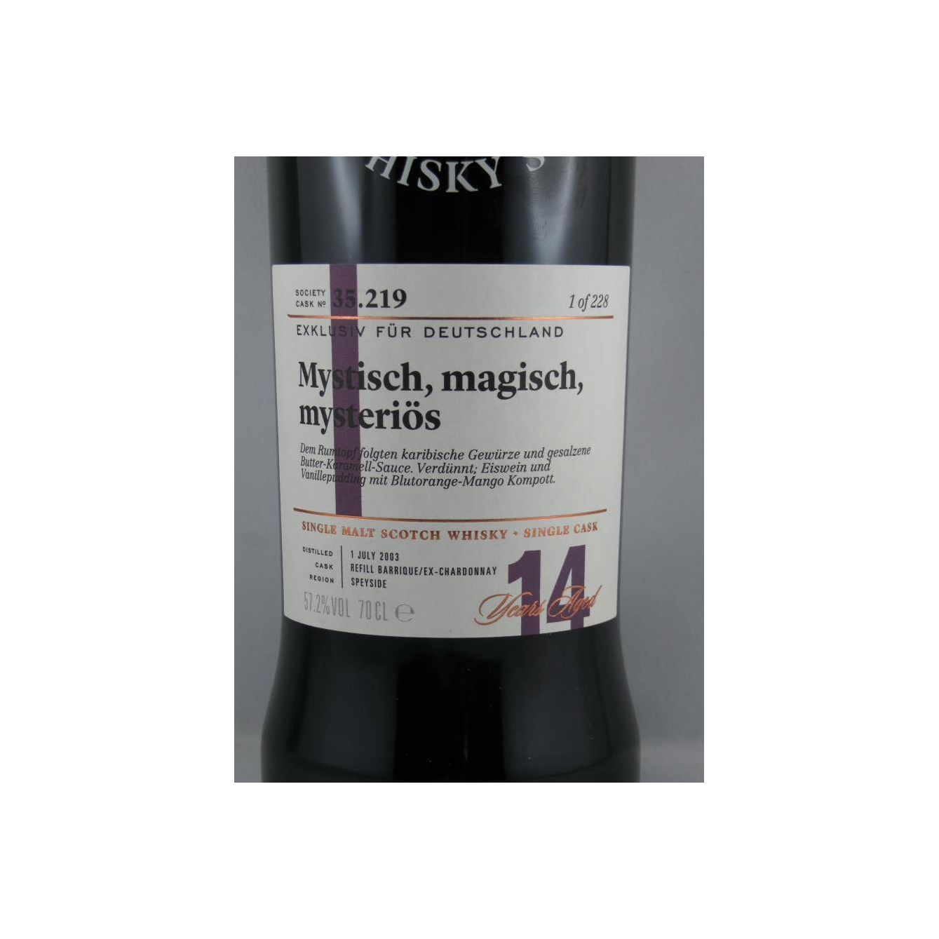 The Scotch Malt Whisky Society 2003 14 Years Single Malt Whisky 2