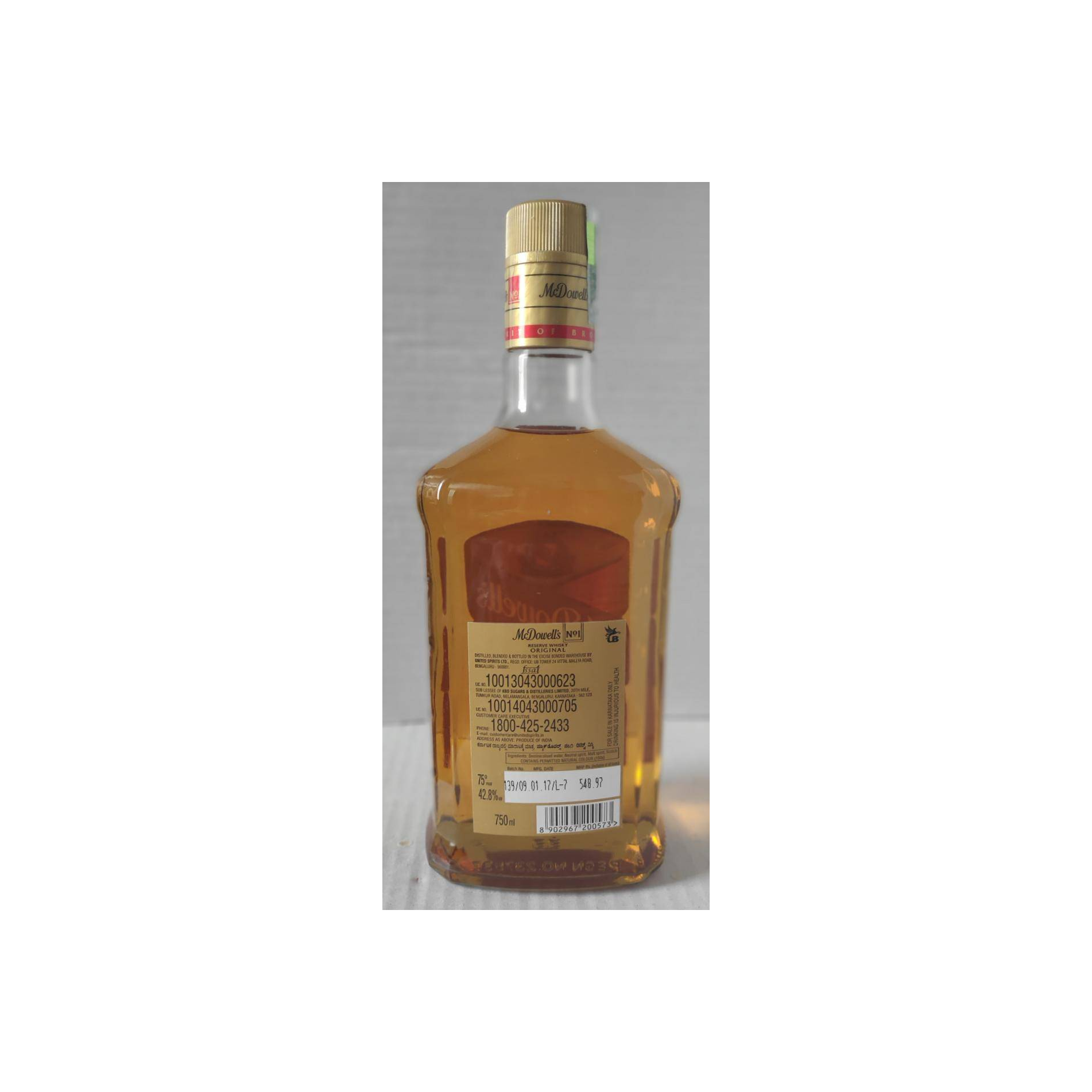 McDowell's No.1 Blended Whisky 2